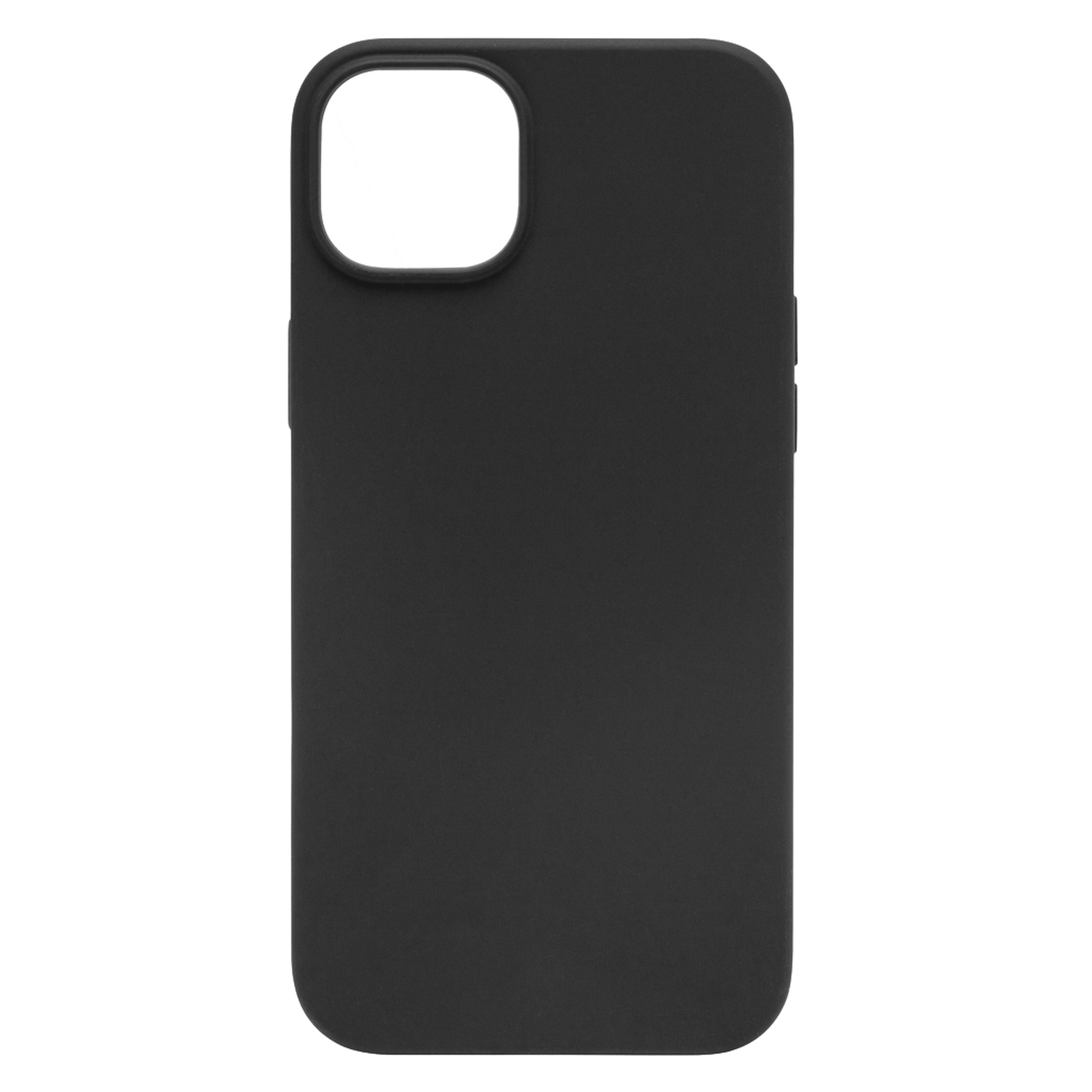 Linocell Rubber case för iPhone 15 Plus Svart