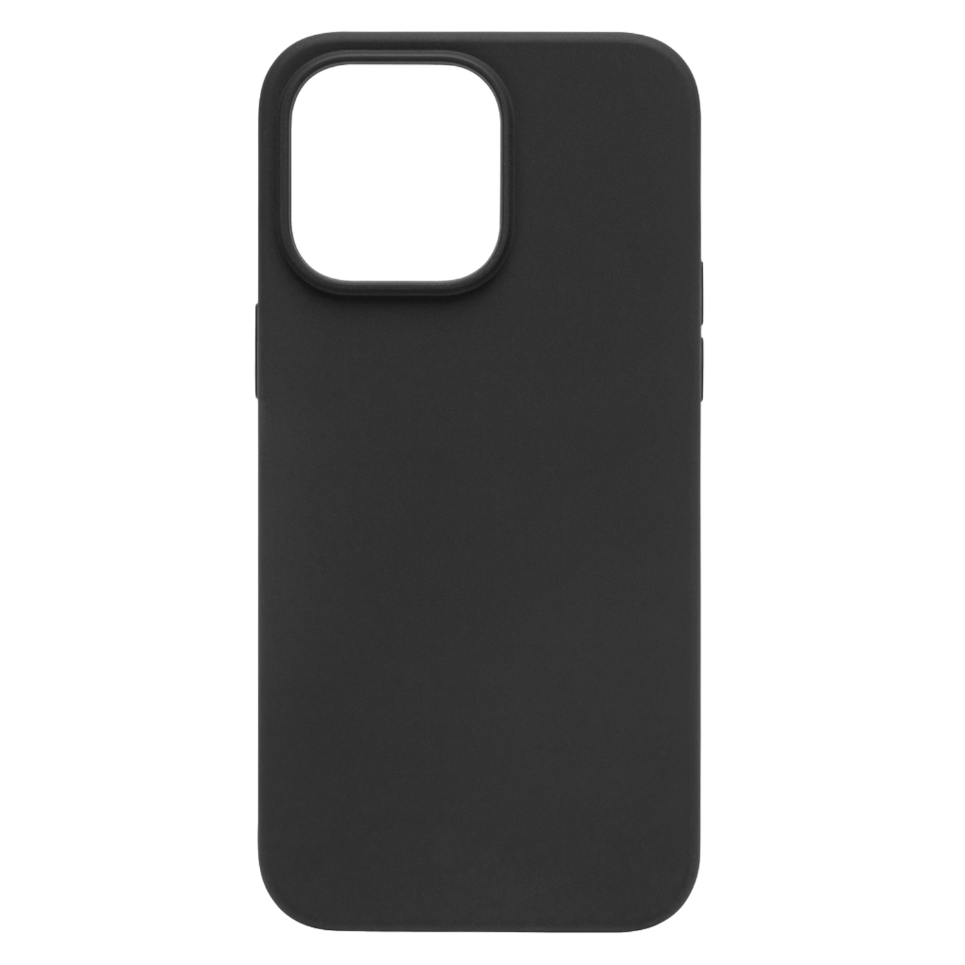 Linocell Rubber case för iPhone 15 Pro Max Svart