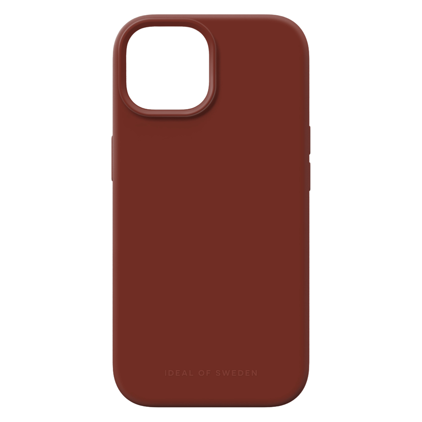 IDEAL OF SWEDEN Silikondeksel for iPhone 15 Dark Amber