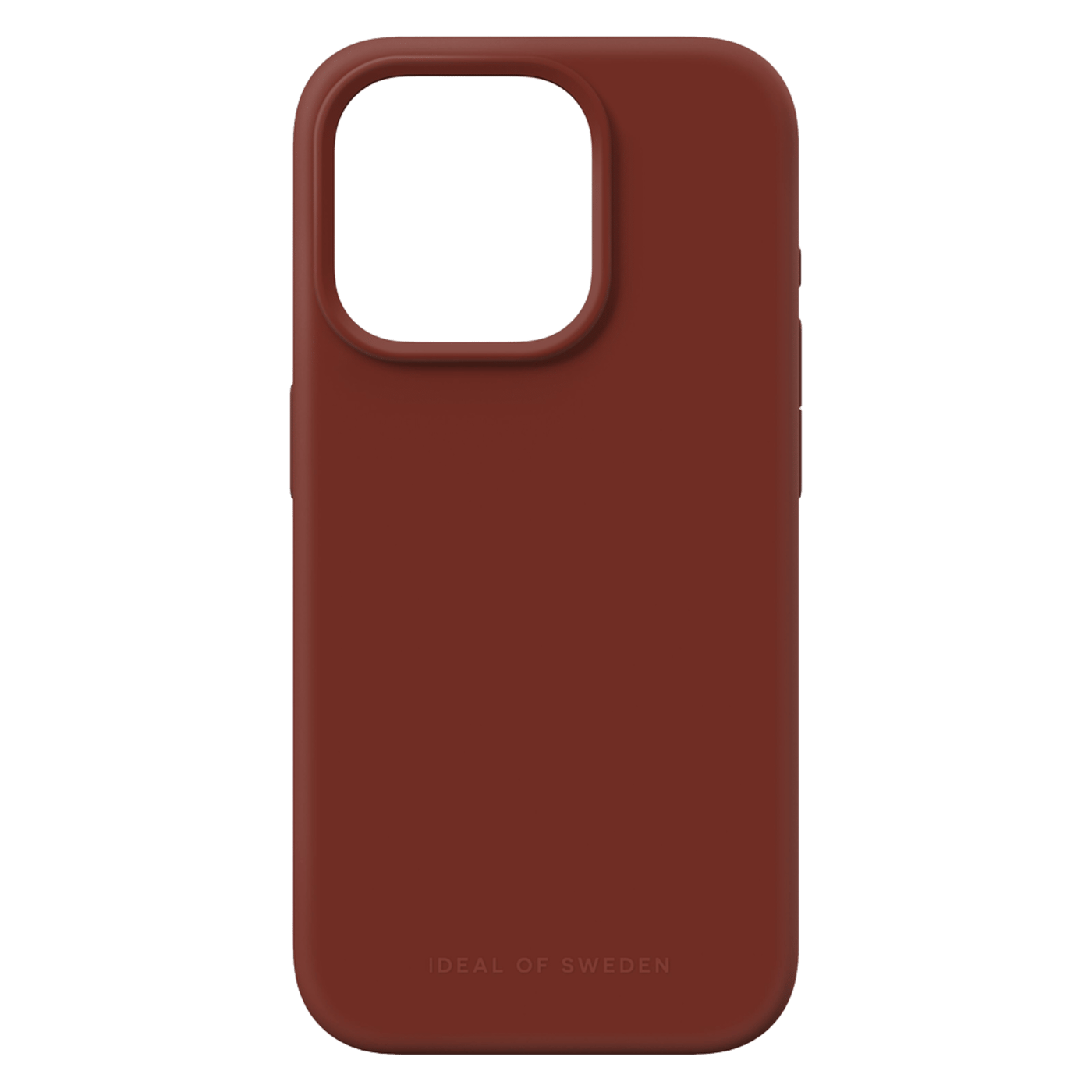 IDEAL OF SWEDEN Silikondeksel for iPhone 15 Pro Dark Amber