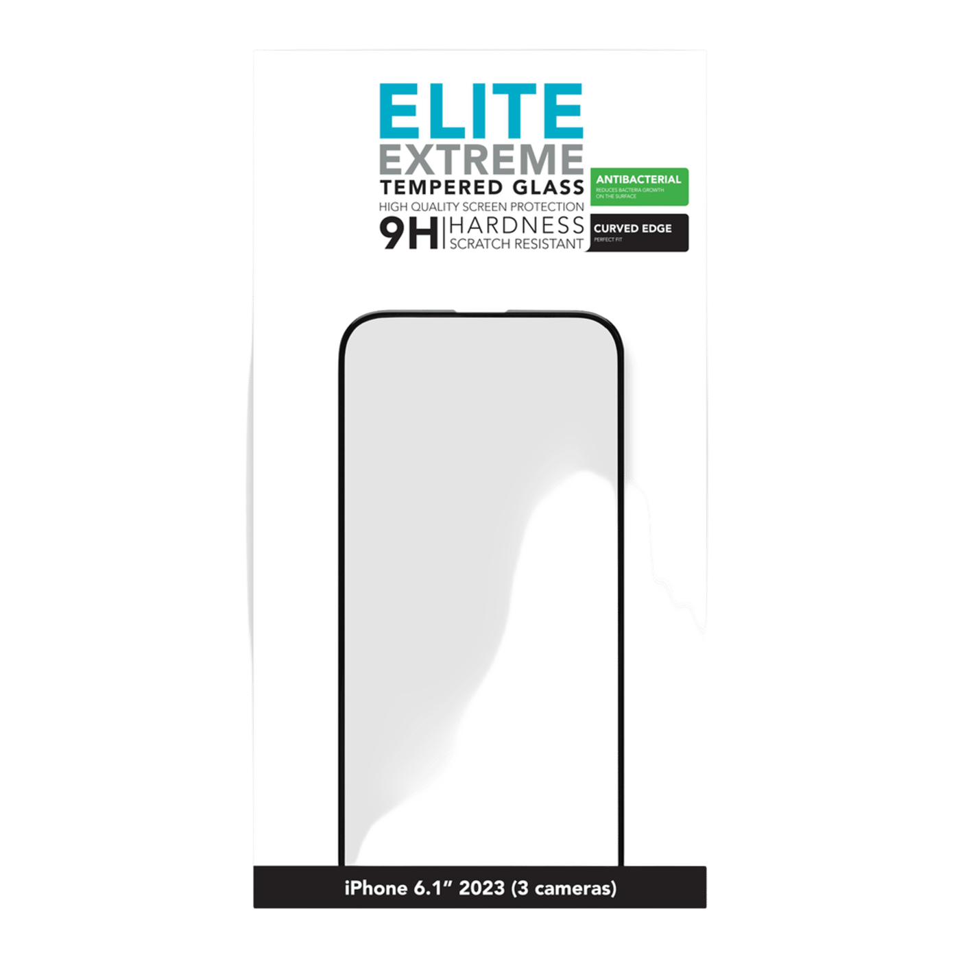 Linocell Elite Extreme Curved Skjermbeskytter for iPhone 15 Pro