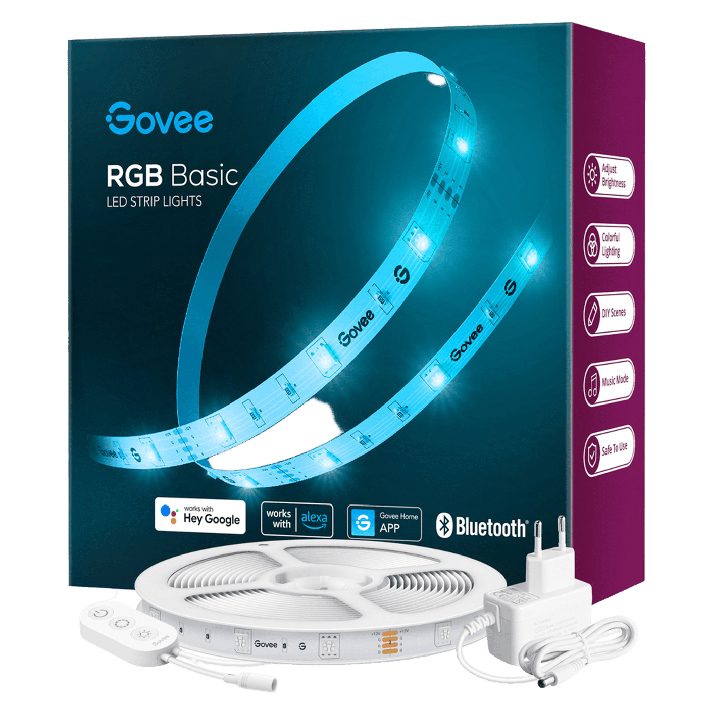Govee RGB Smart LED-list med Wi-fi och Bluetooth 5 m