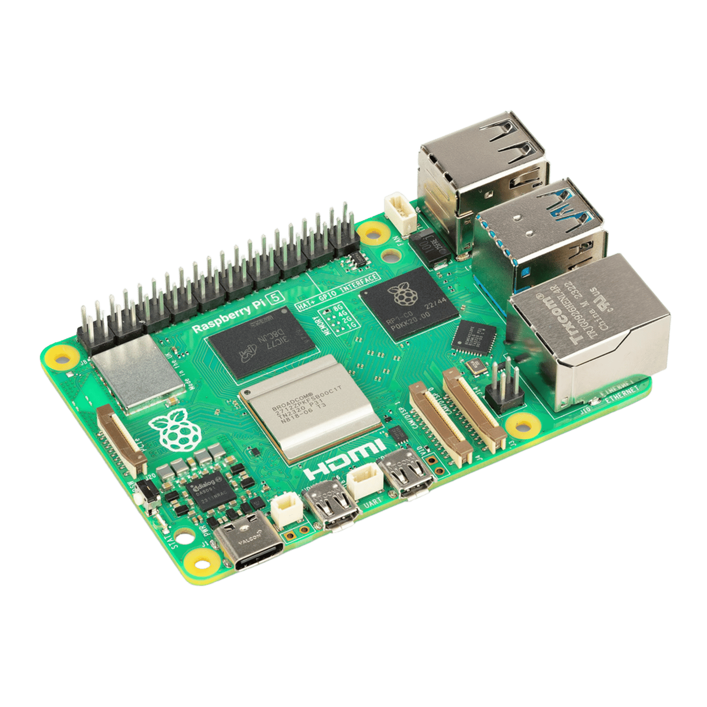 Raspberry Pi 5 Enkortsdator Model B 8 GB