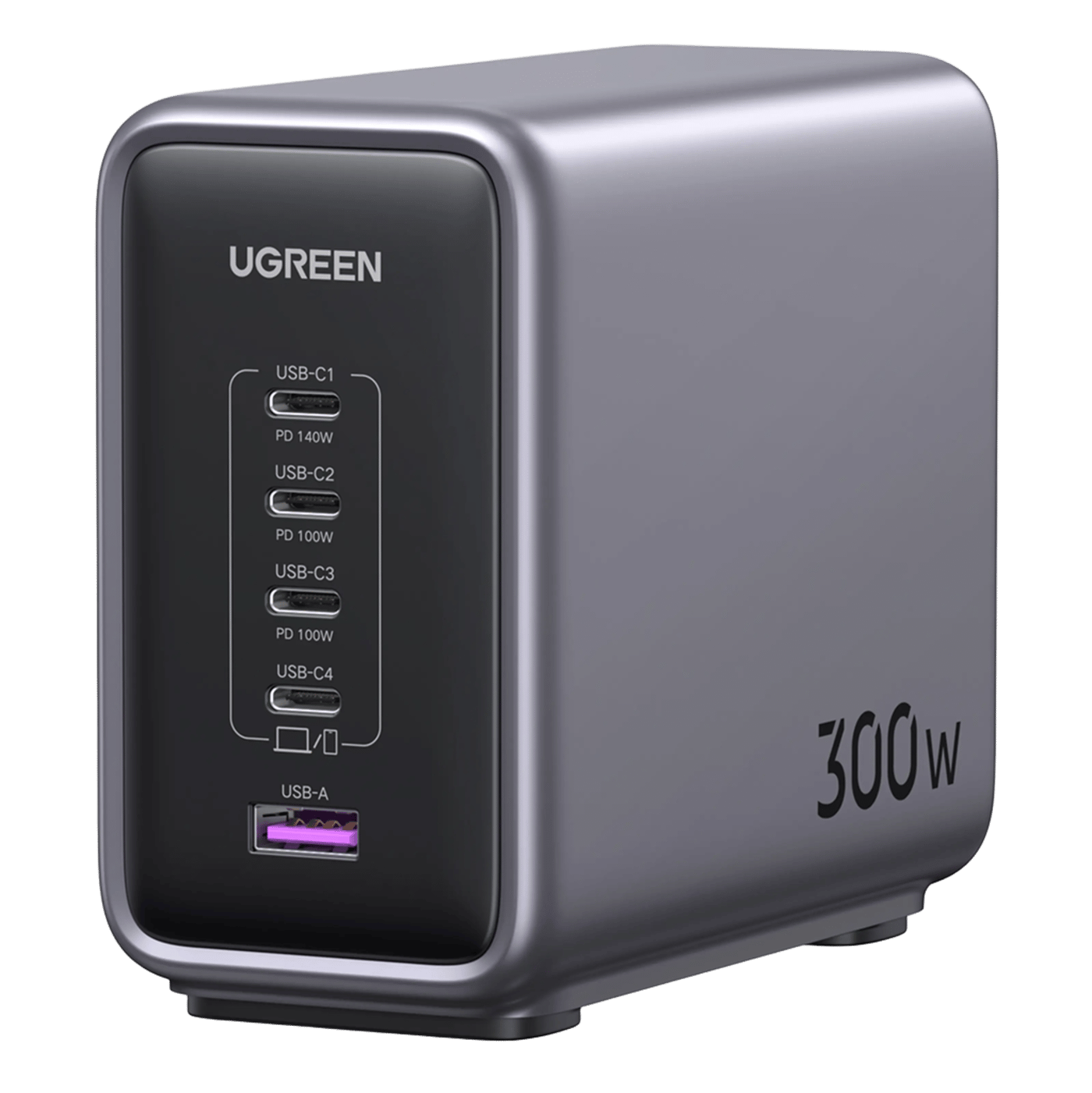 Ugreen Kraftfull Multiladdare 5 portar 300 W
