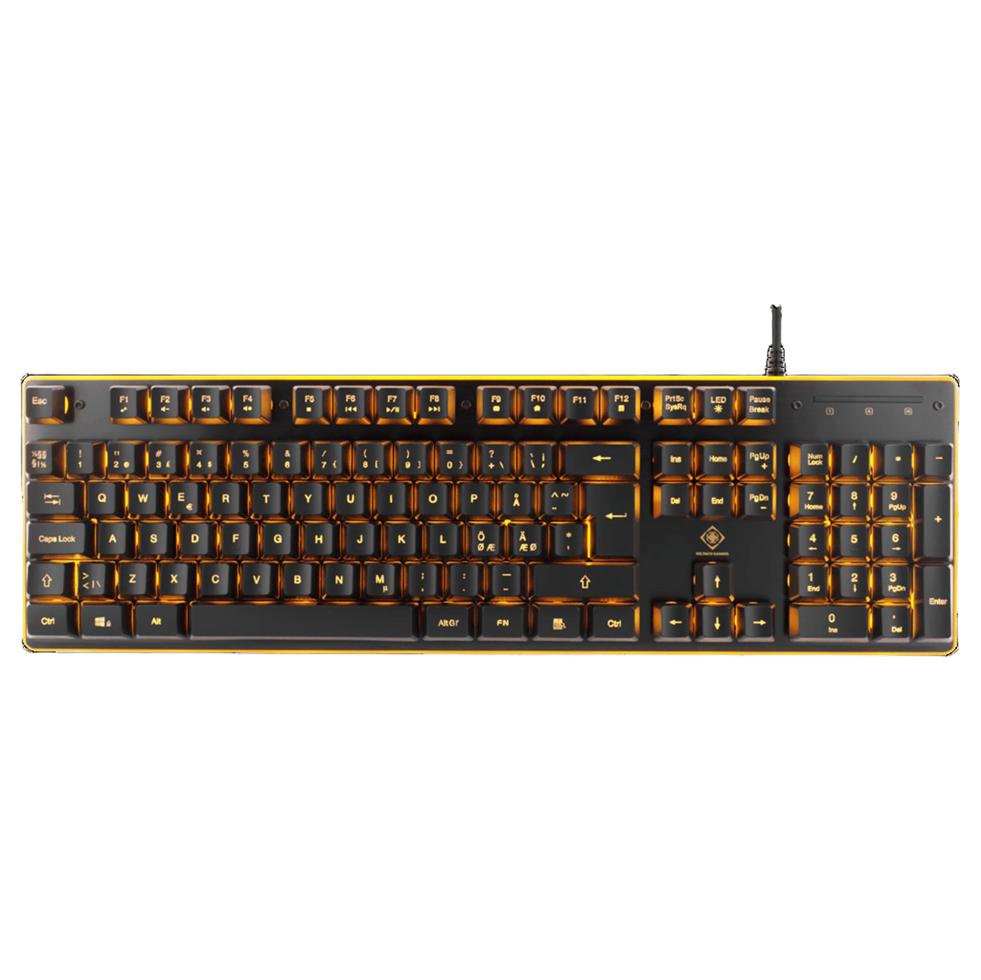 Deltaco DK210 Gamingtastatur