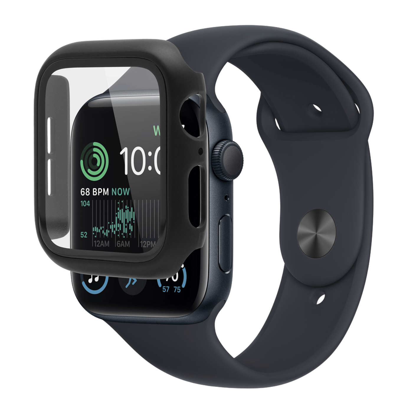 Linocell Beskyttelse for Apple Watch med skjermbeskytter 44 mm