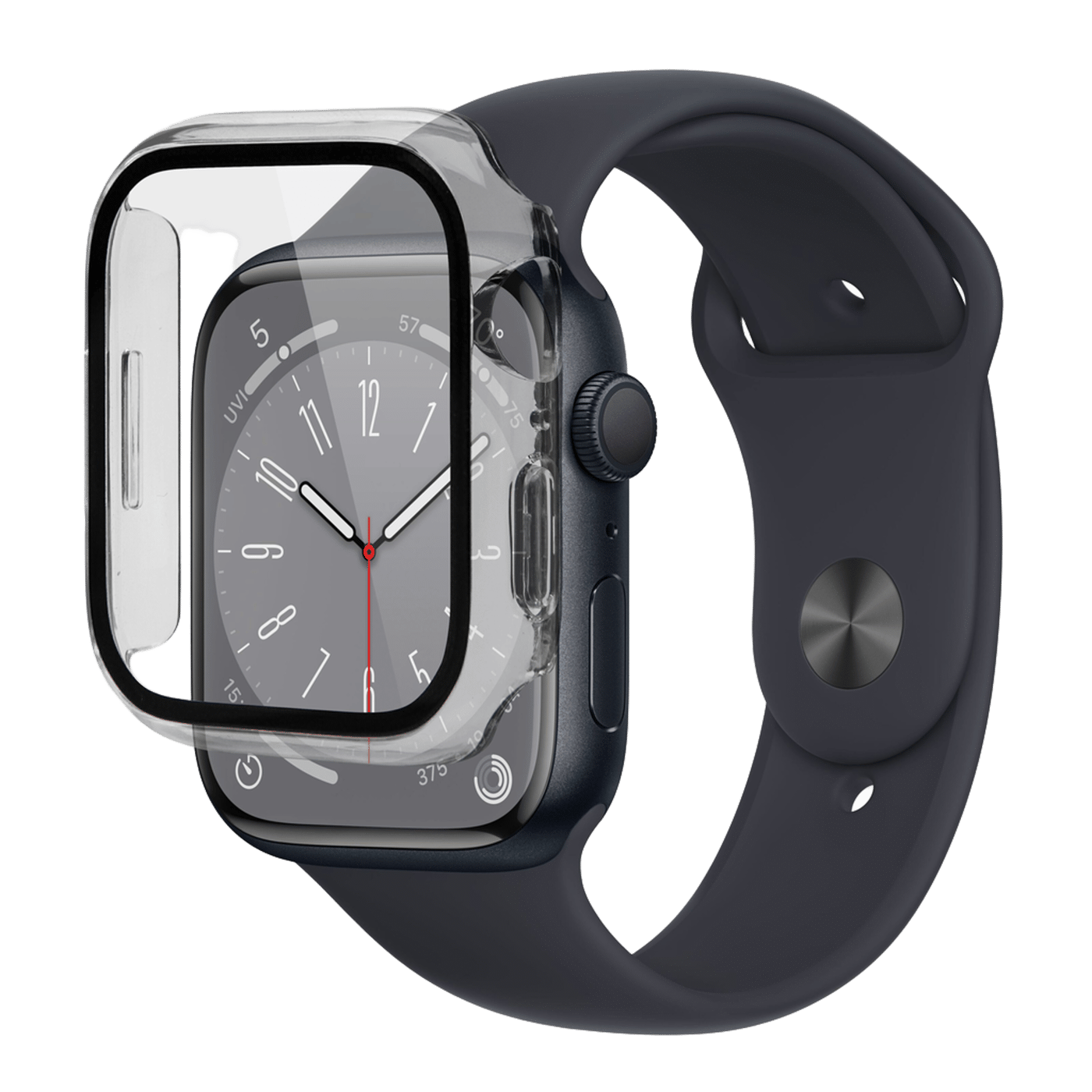 Linocell Beskyttelse for Apple Watch med skjermbeskytter 45 mm