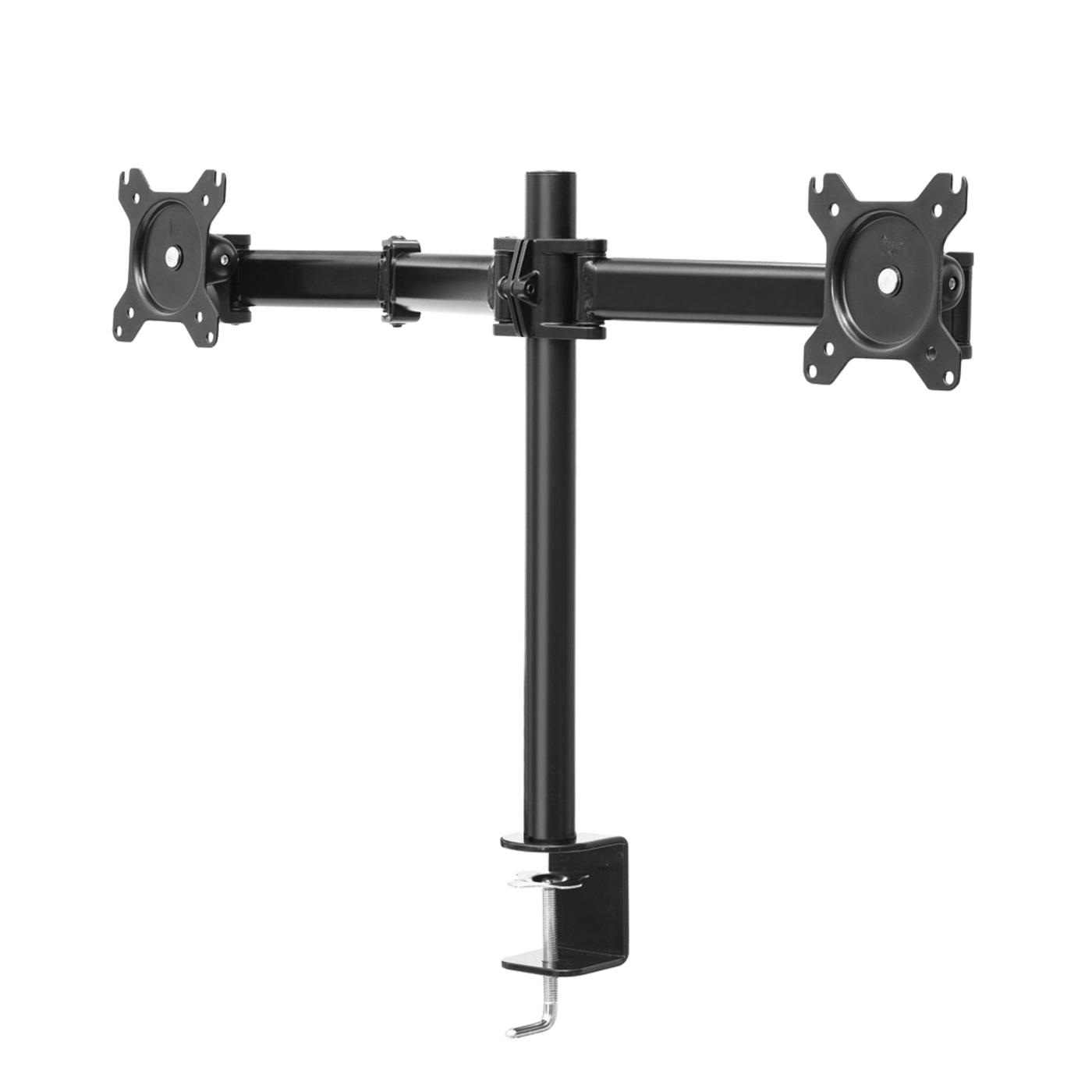Plexgear Bordsfeste med 2 armer for skjermer opptil 27"