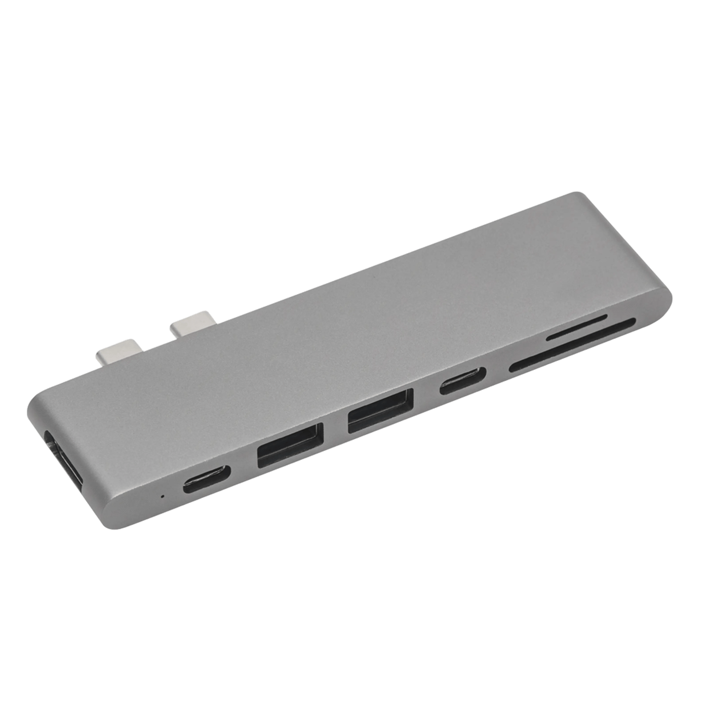 Plexgear Multiadapter för Thunderbolt 3 Space gray