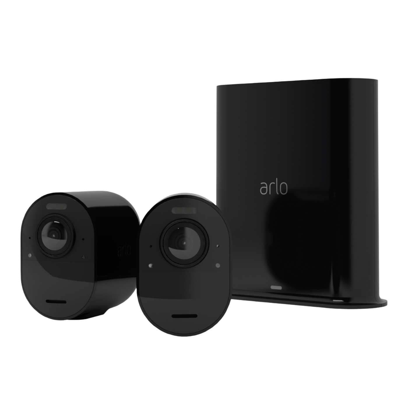Arlo Ultra 2 Spotlight – Trådlös övervakningskamera 2-pack Svart