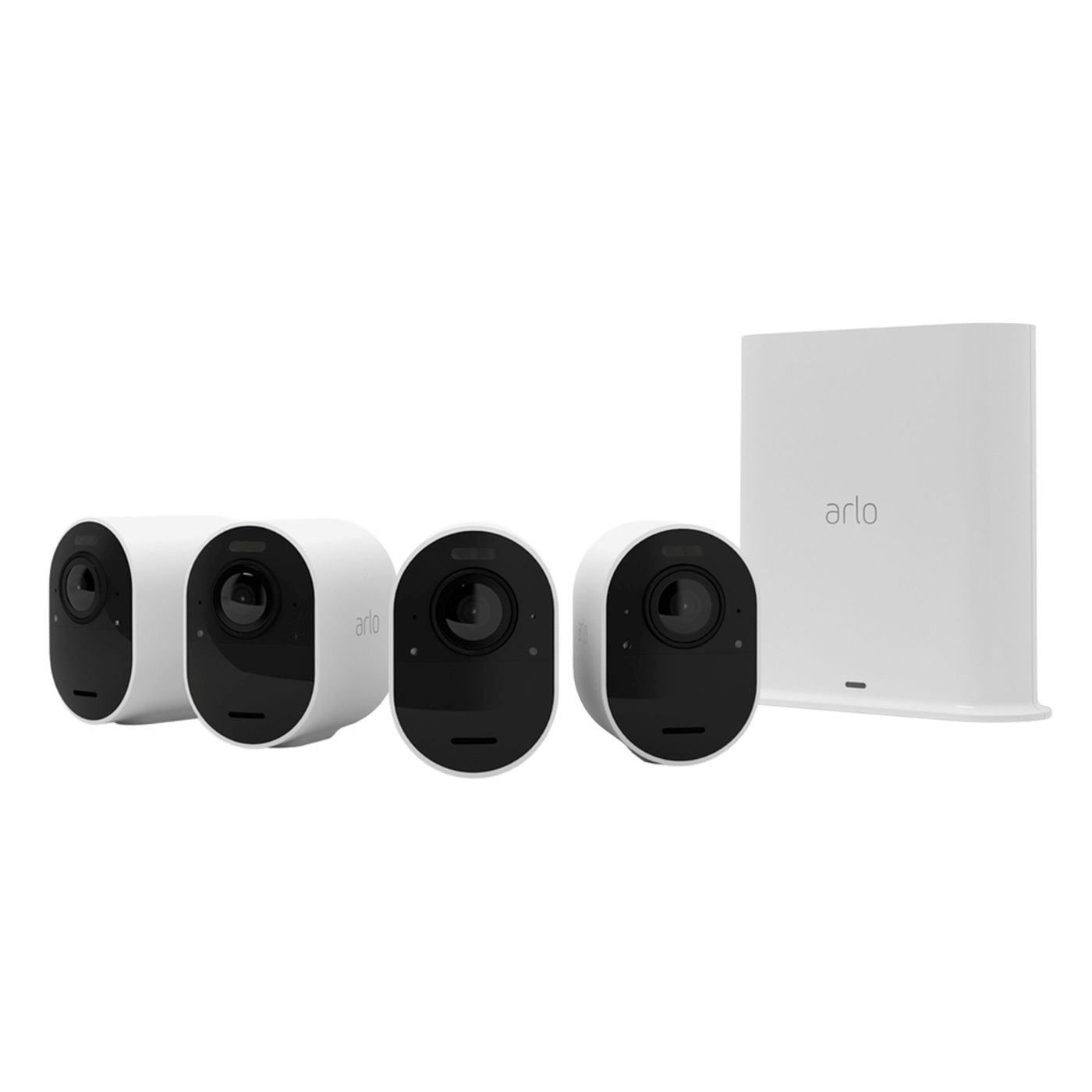 Arlo Ultra 2 Spotlight – Trådlös övervakningskamera 4-pack Vit