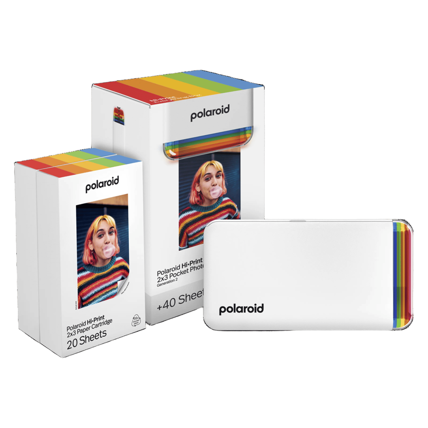 Polaroid Polaroid Hi-Print Gen 2 Kit Portabel fotoskrivare Vit