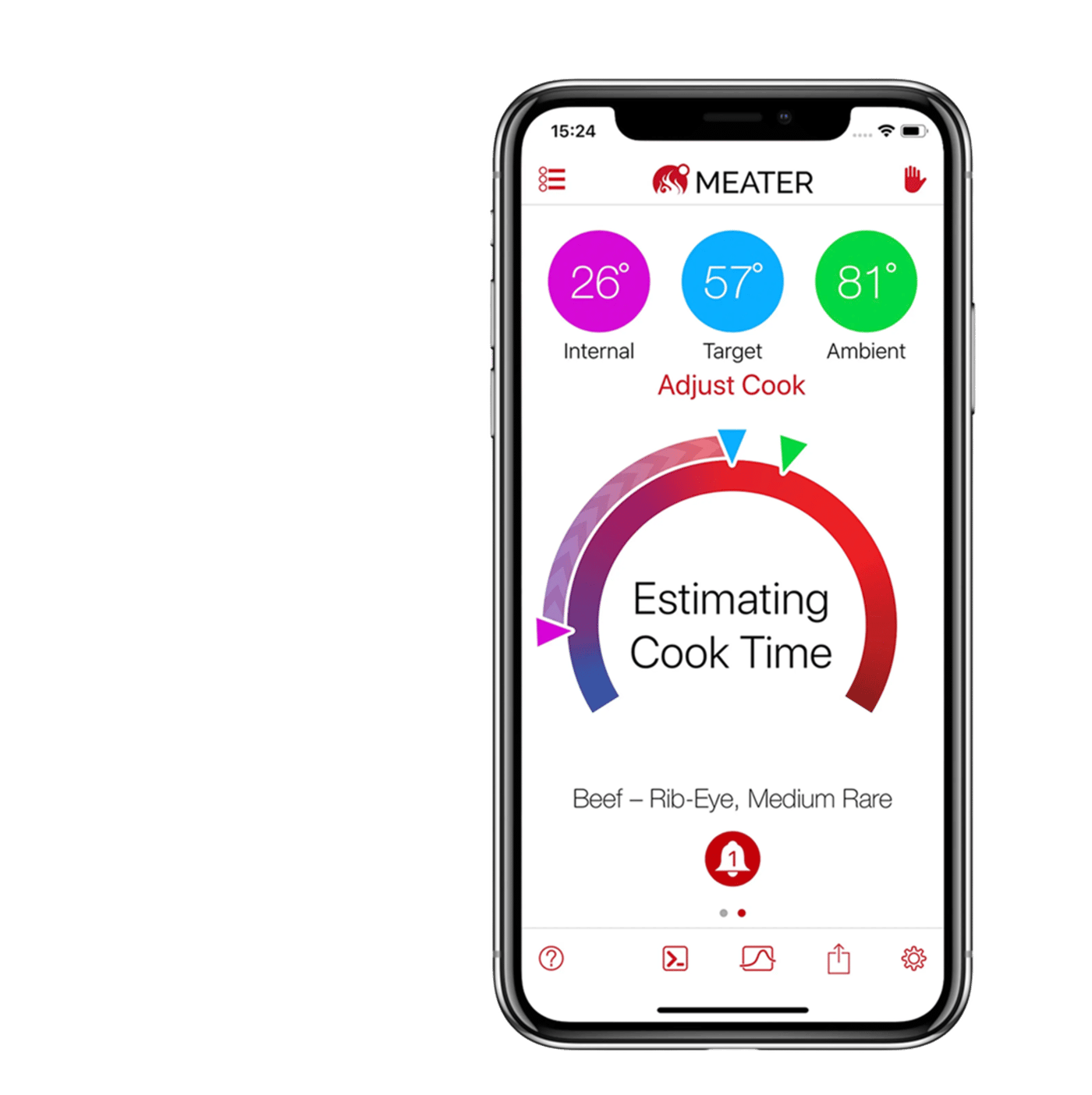 Meater + Trådlös grilltermometer och repeater för mobilen