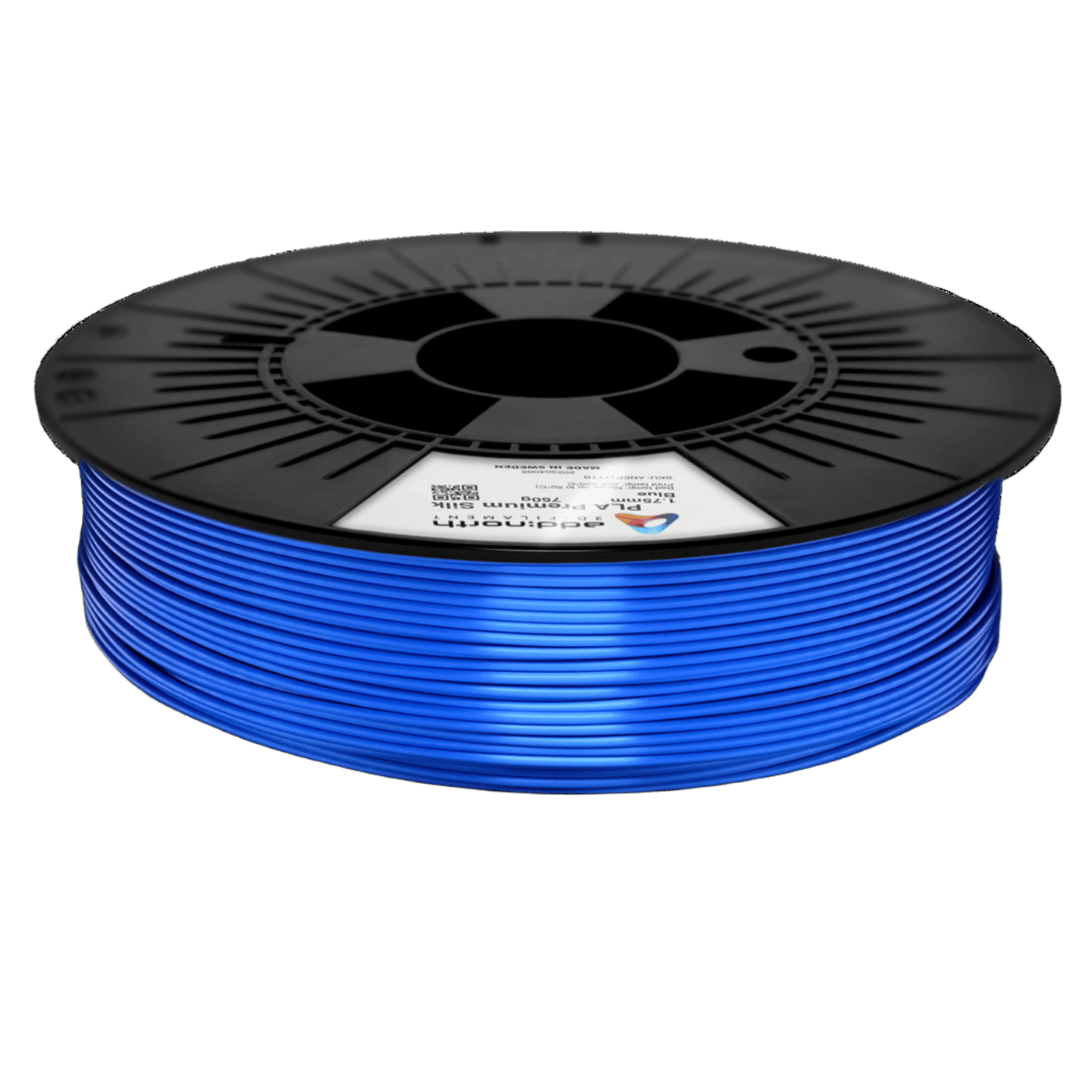 Addnorth PLA Premium Silk-filament för 3D-skrivare 1,75 mm Blå