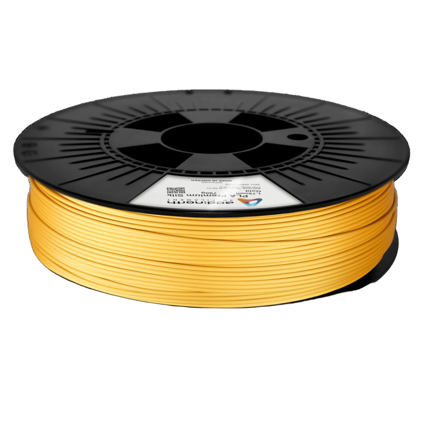 Addnorth PLA Premium Silk-filament för 3D-skrivare 1,75 mm Guld