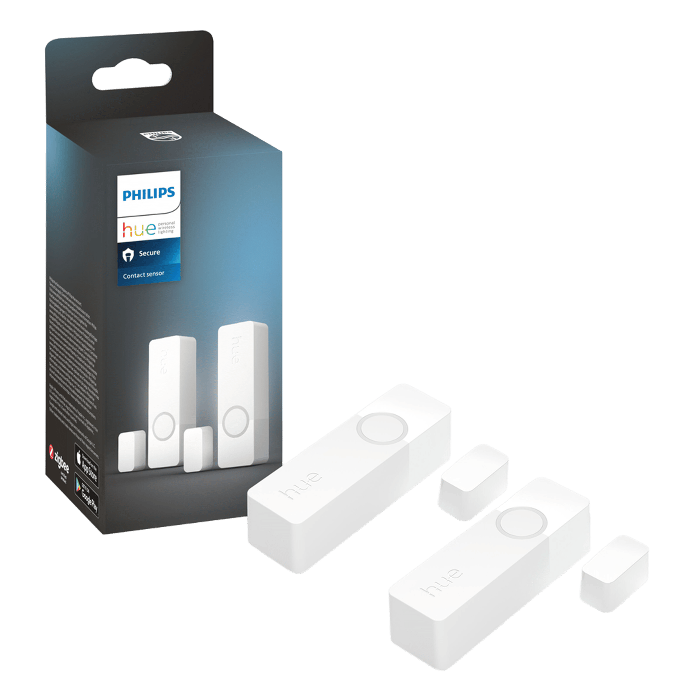 Philips Hue Secure kontaktsensor Vit 2-pack