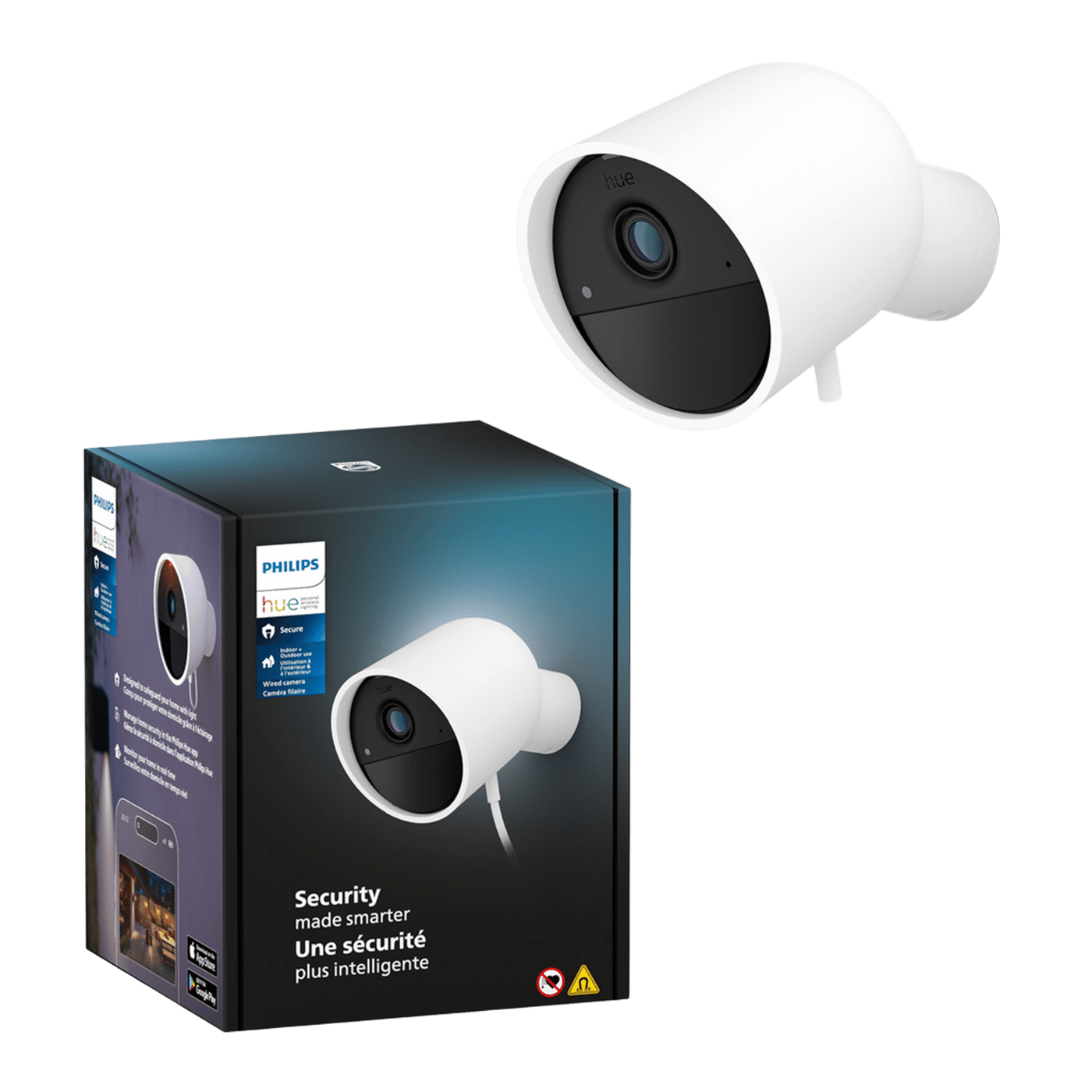 Philips Hue Secure Wired Cam Hvit