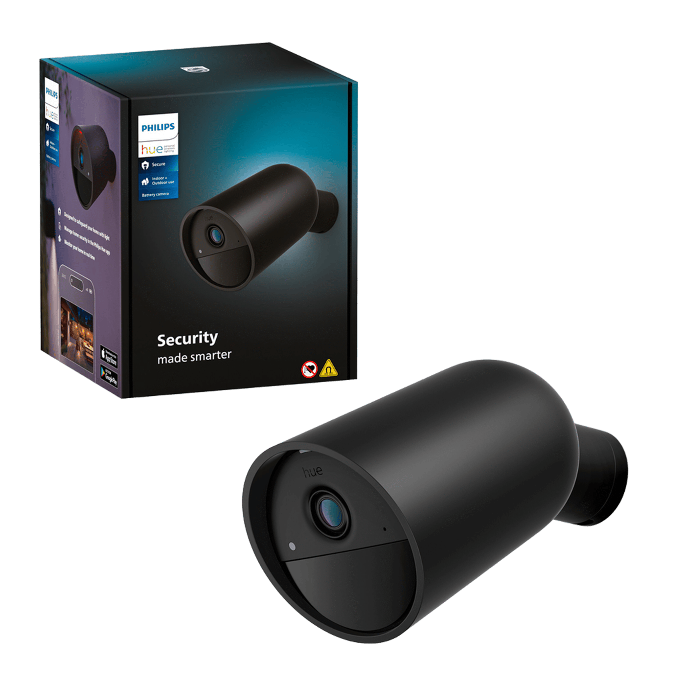 Philips Hue Secure Battery Cam Svart