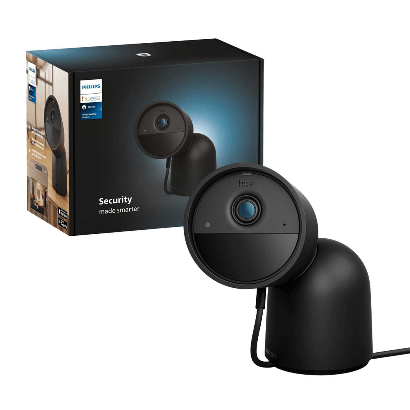 Philips Hue Secure Desktop Cam Svart