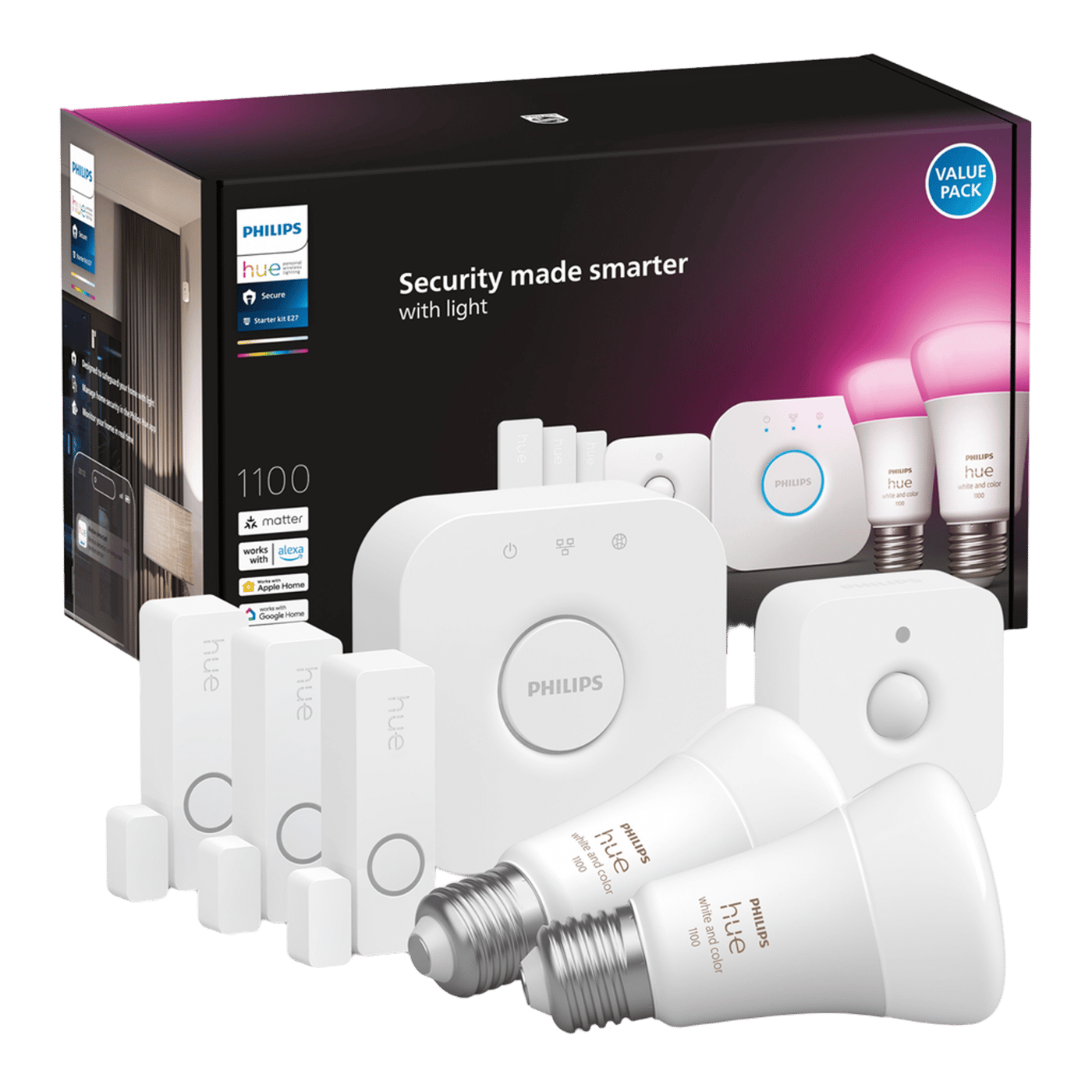 Philips Hue Secure Startpakke