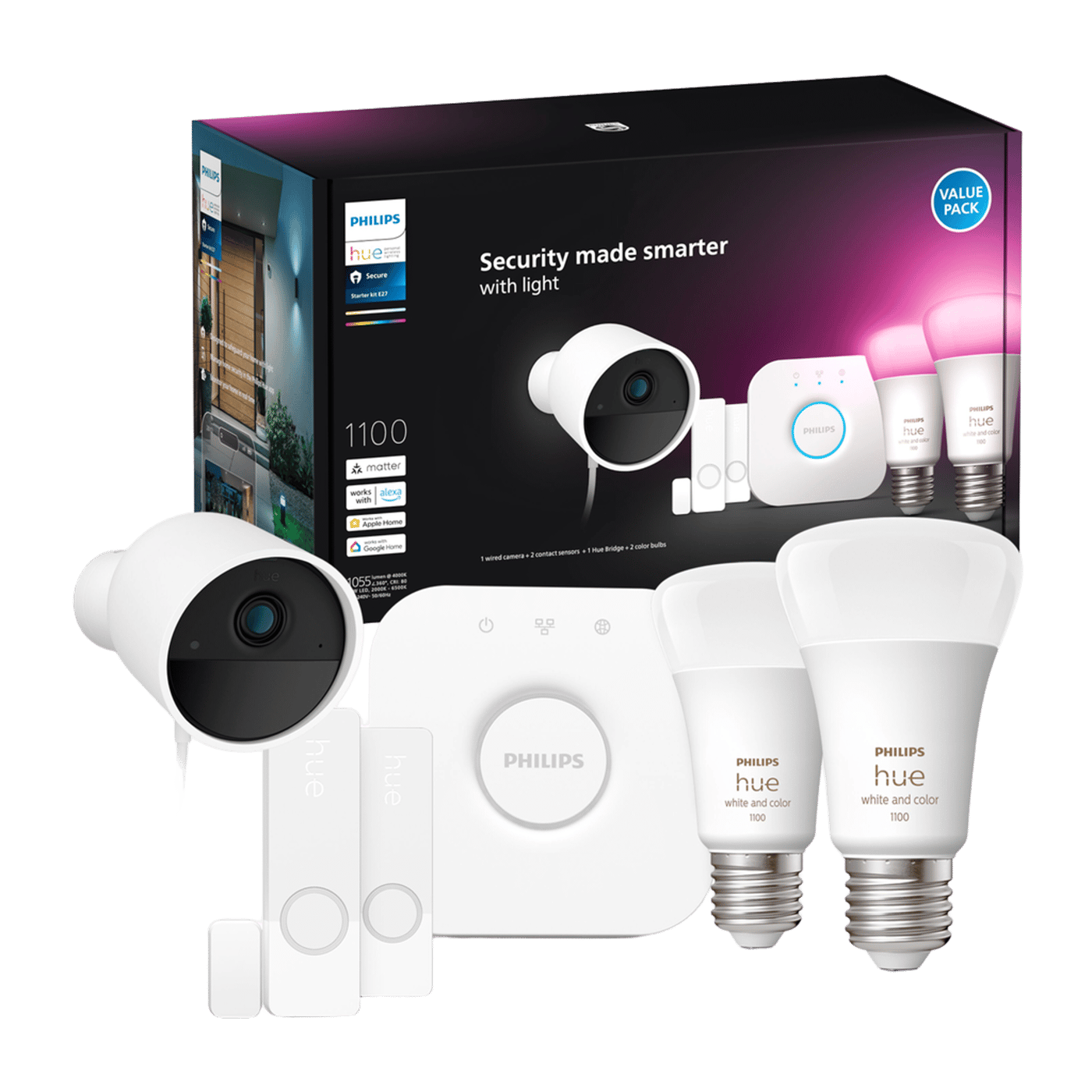Philips Hue Secure Cam Startpaket