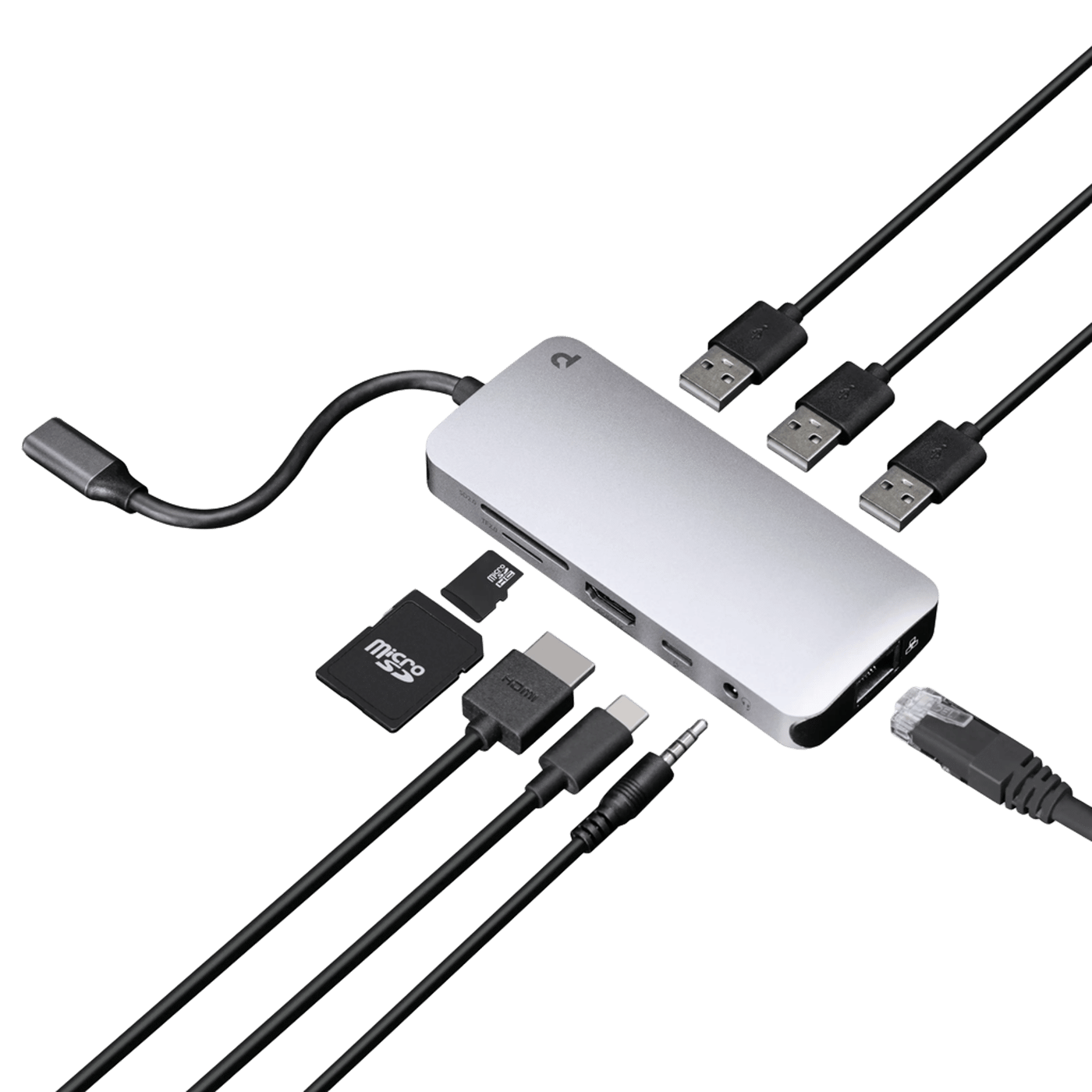Plexgear 9-ports USB-C multiadapter CB1022