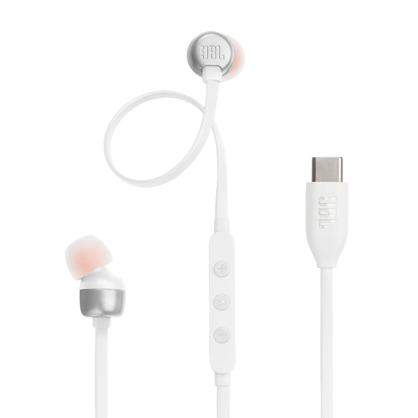 JBL Tune 310C Hörlurar med USB-C Vit