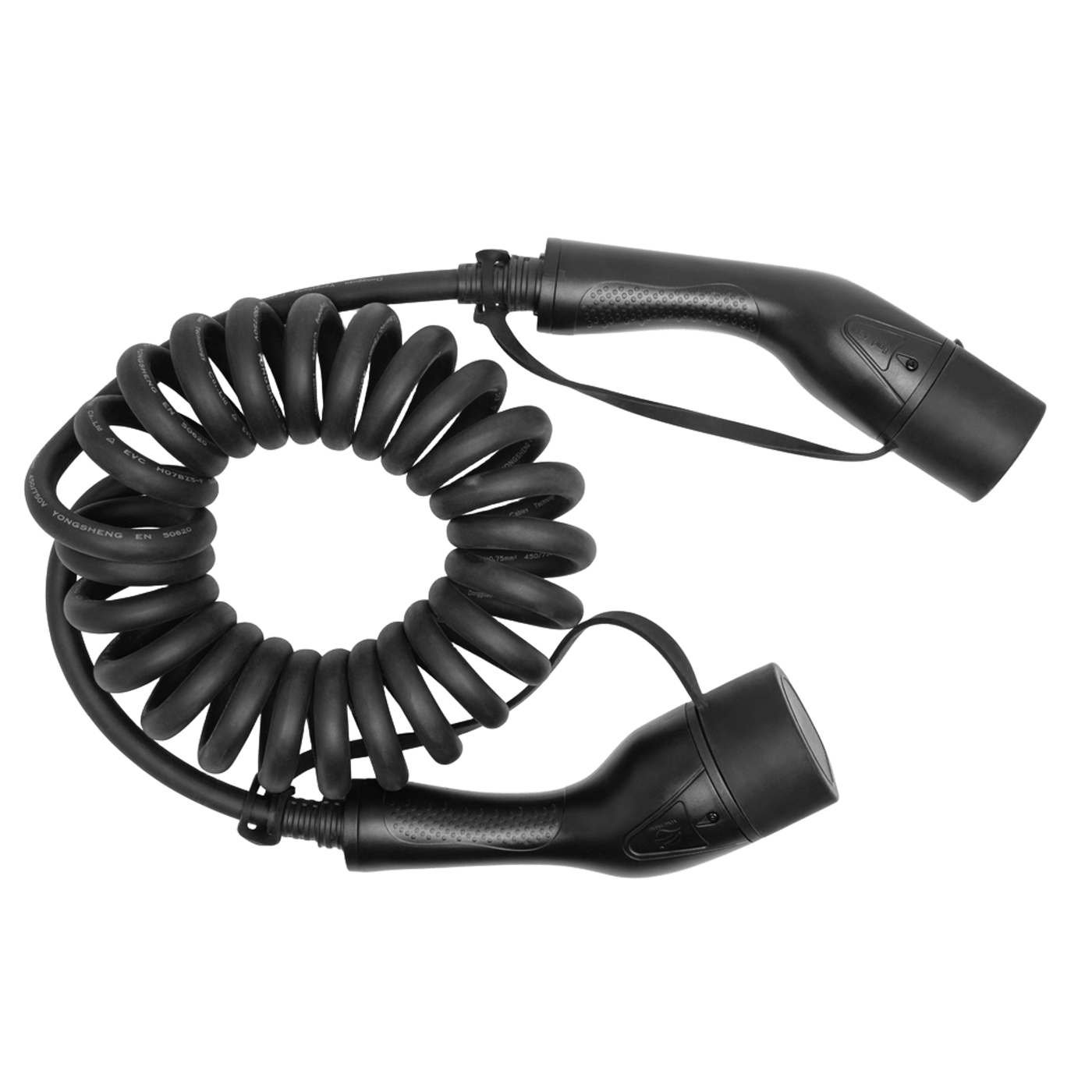 Luxorparts Typ 2 Ladekabel Spiral 11 kW 5 m