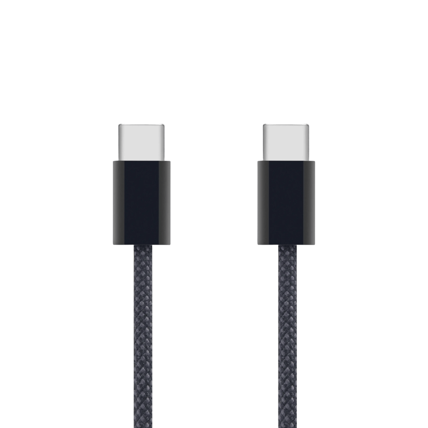 Linocell Flettet USB-C- til USB-C-kabel 60W Svart 0,5 m