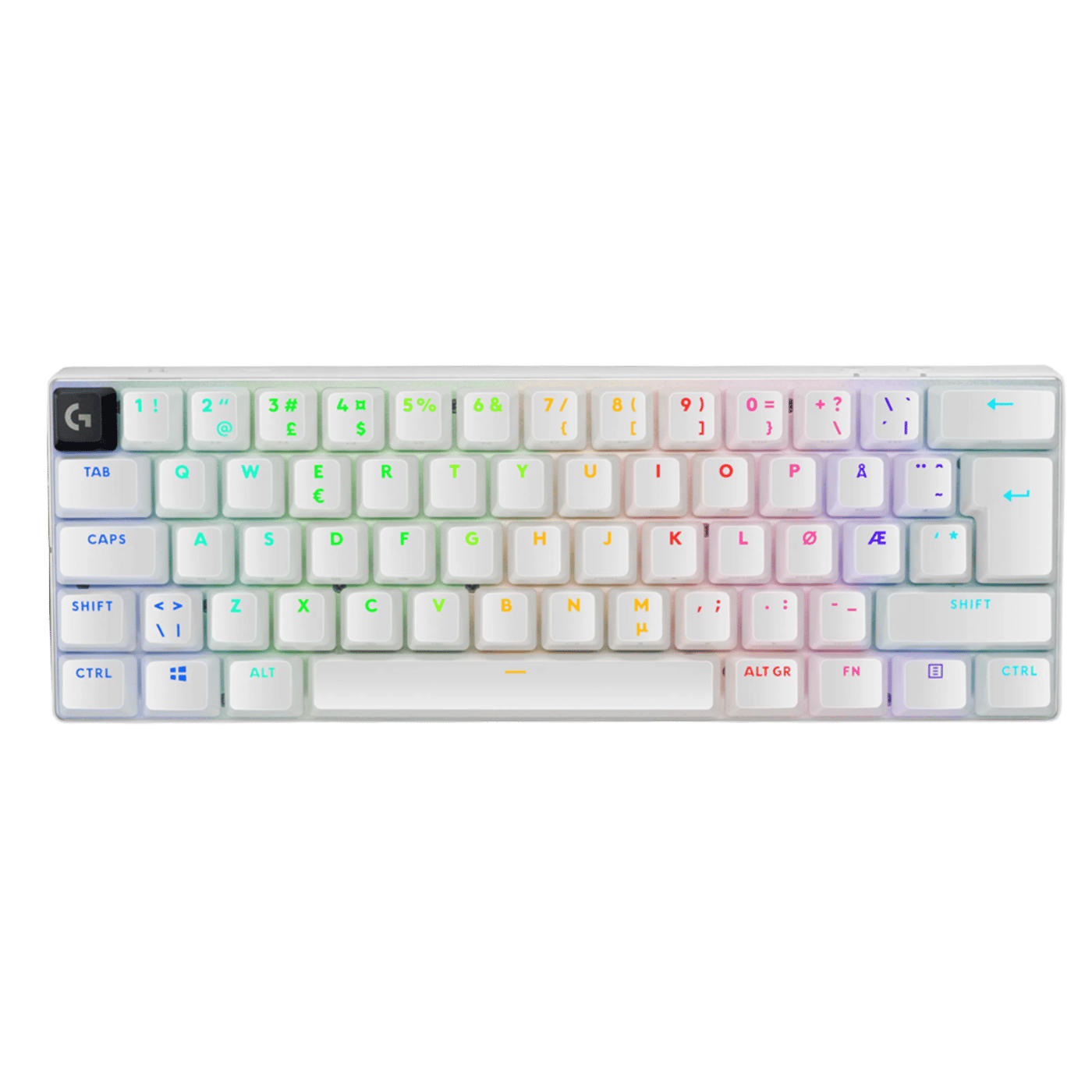 Logitech G PRO X 60 Lightspeed Trådløst gamingtastatur Tactile White
