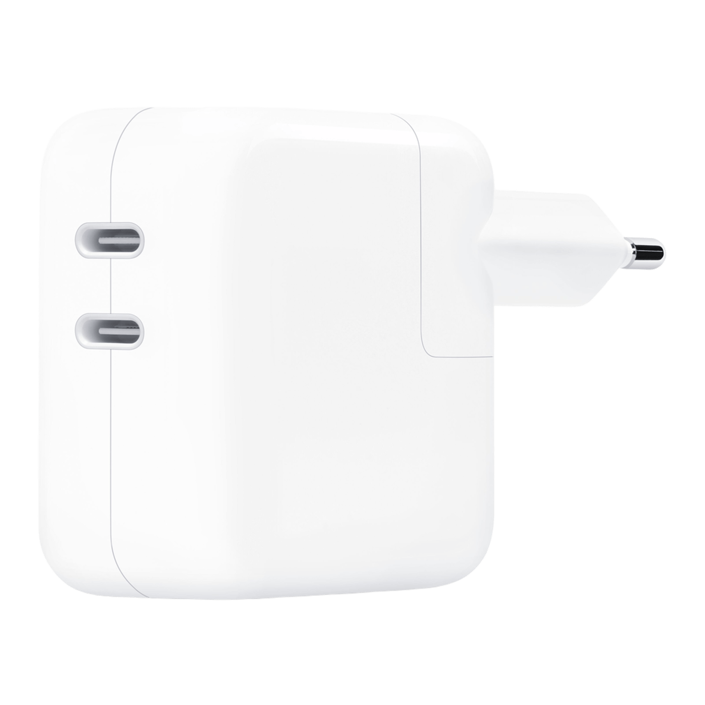 Apple 35 W usb-c-strömadapter med två portar