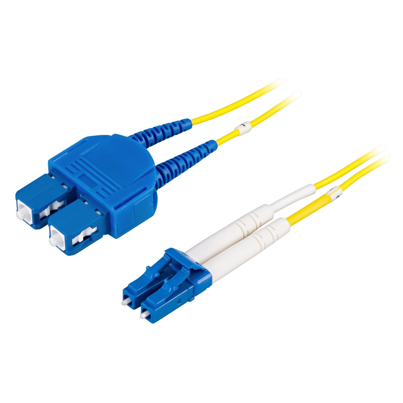 Deltaco Fiberoptisk kabel Duplex Singlemode LC-SC 2 m