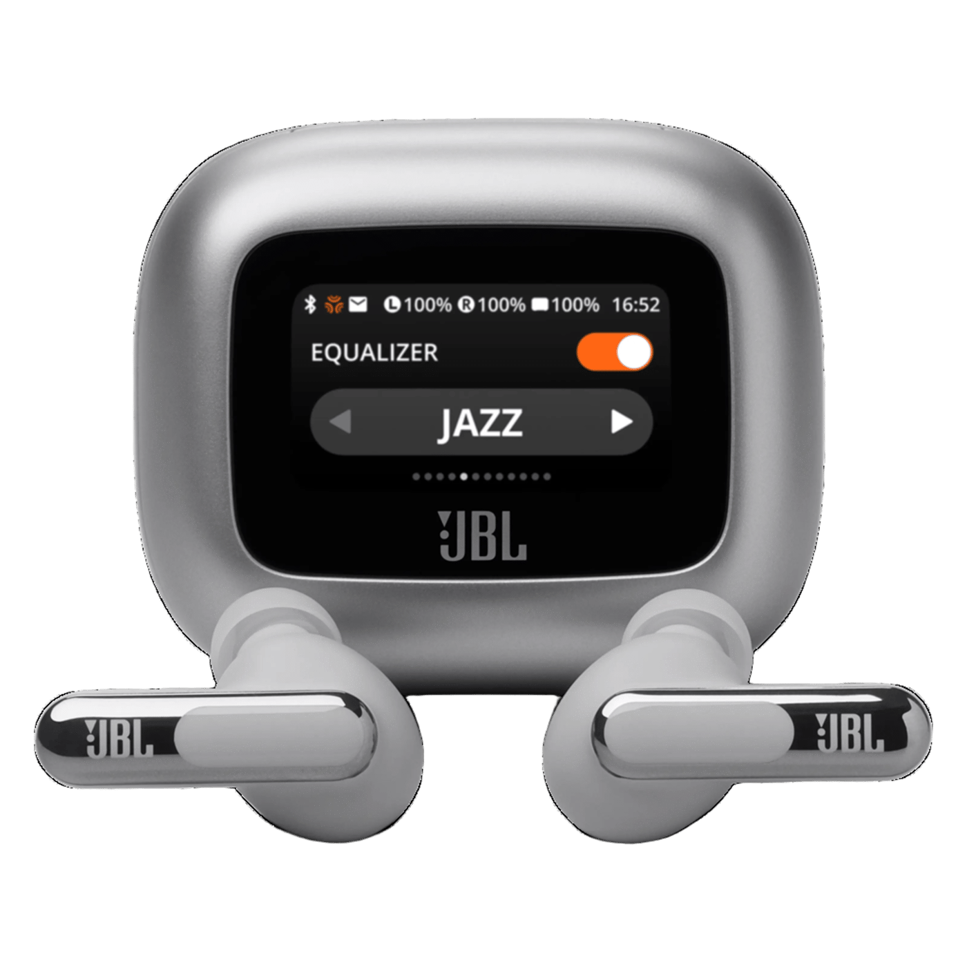 JBL Live Beam 3 Trådlösa hörlurar Silverfärgad