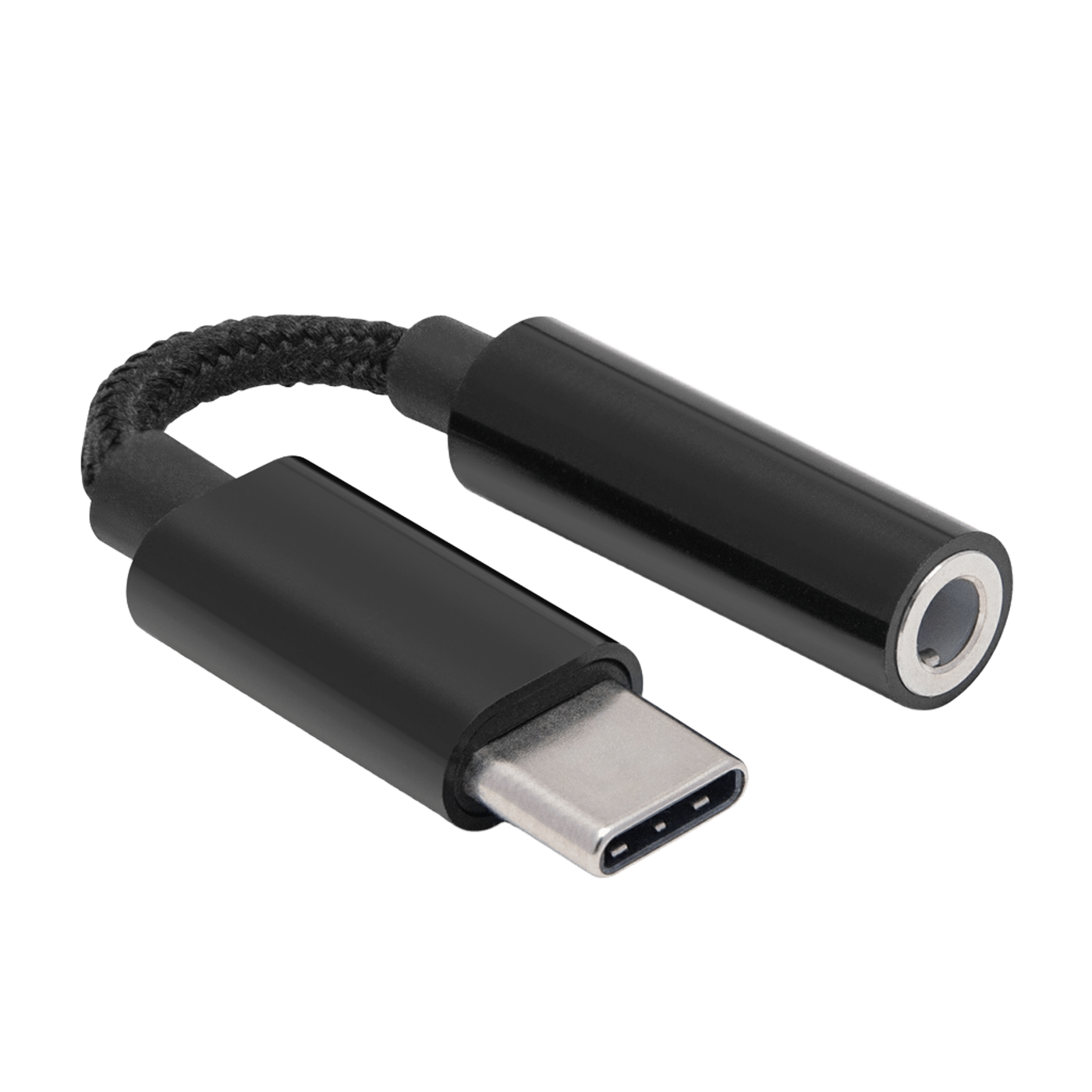 Linocell USB-C till 3,5 mm Svart