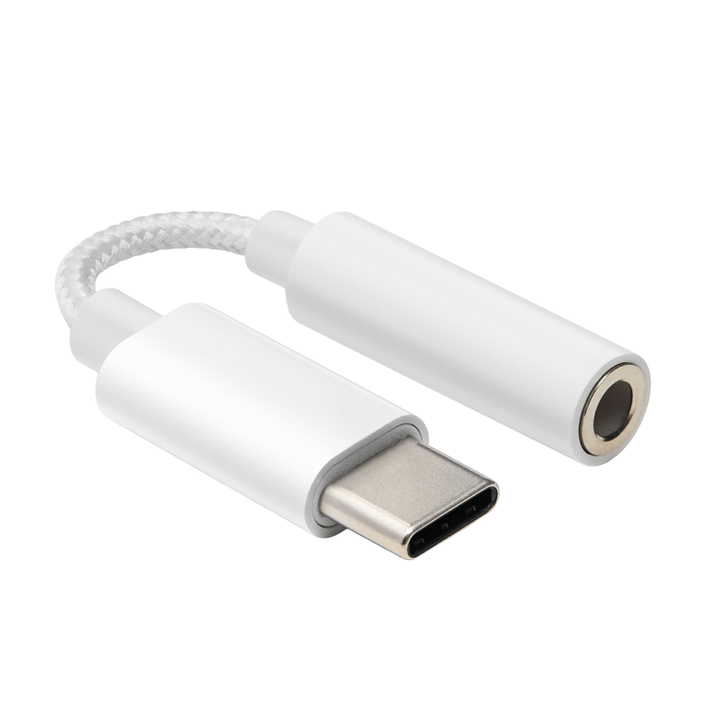 Linocell USB-C til 3,5 mm Hvit