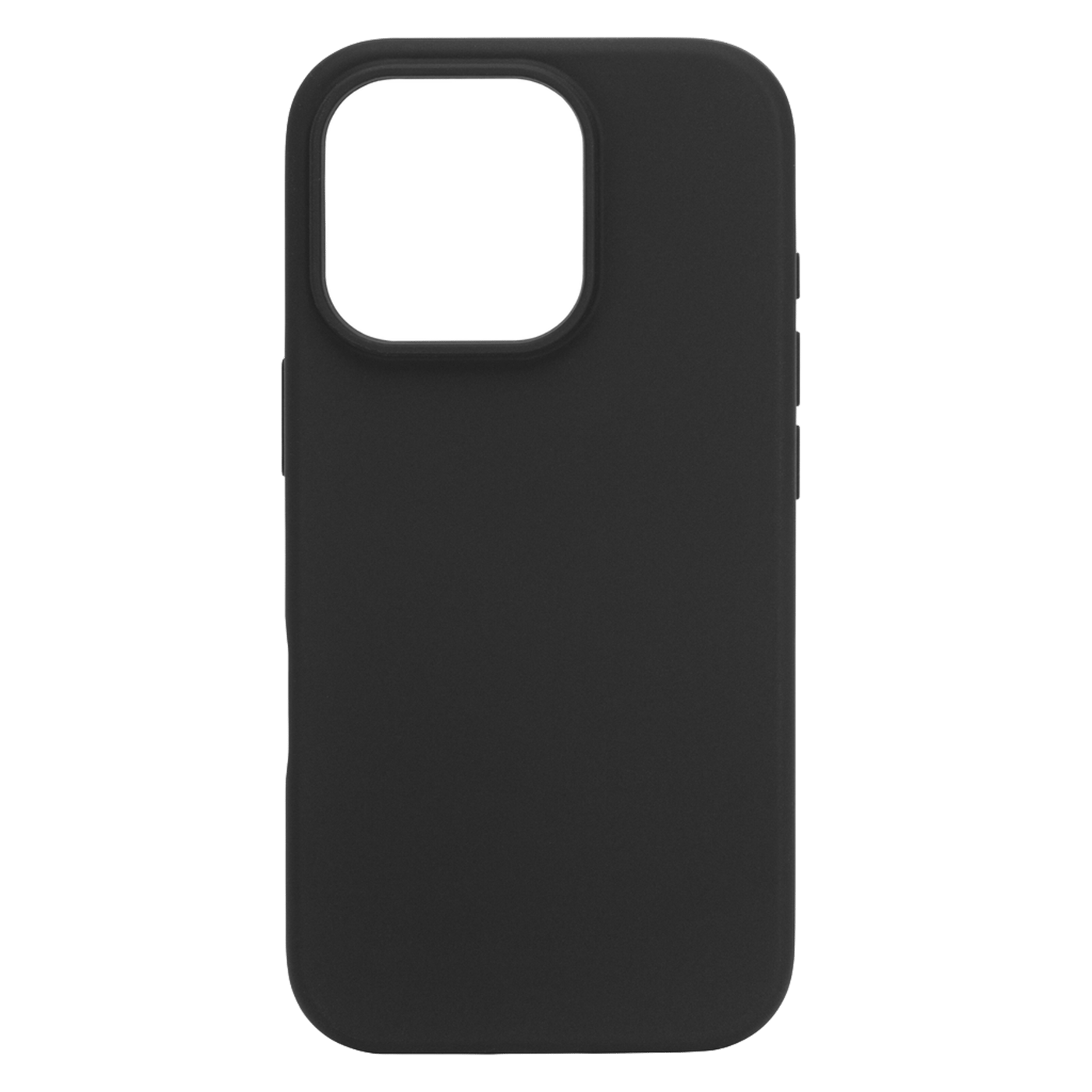 Linocell Rubber case för iPhone 16 Pro Svart