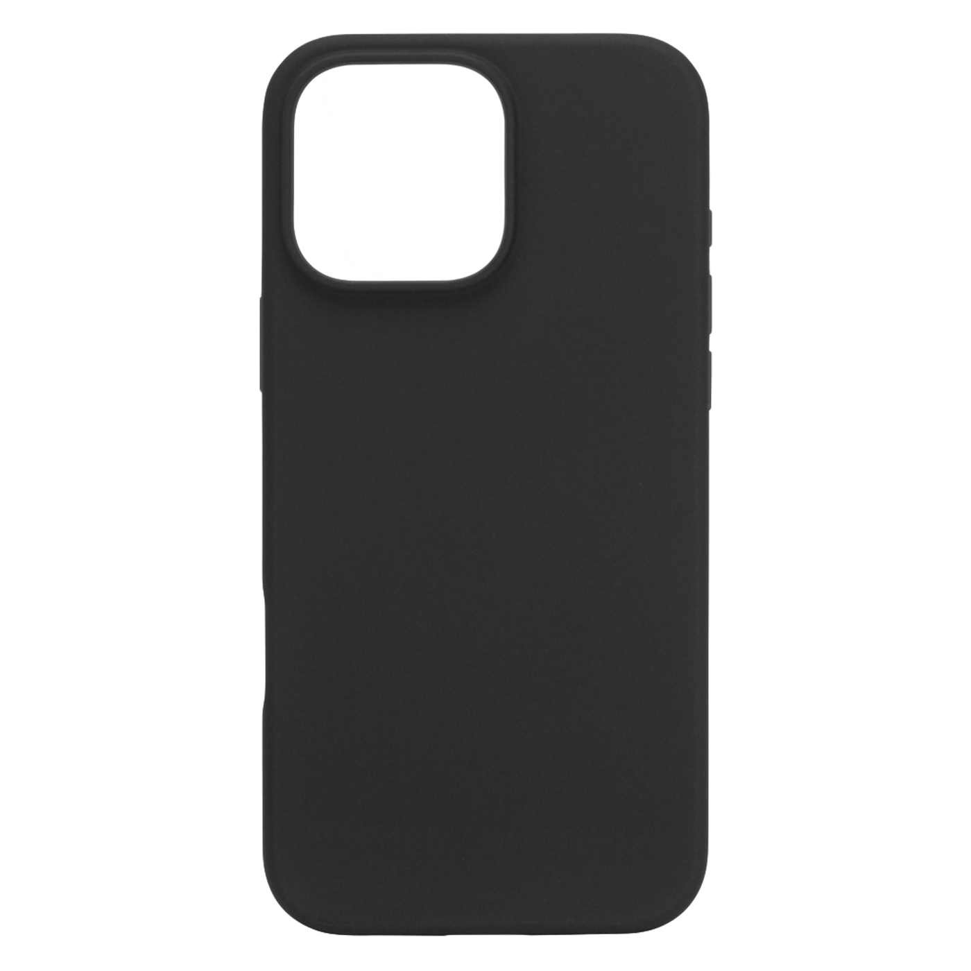 Linocell Rubber case for iPhone 16 Pro Max Svart