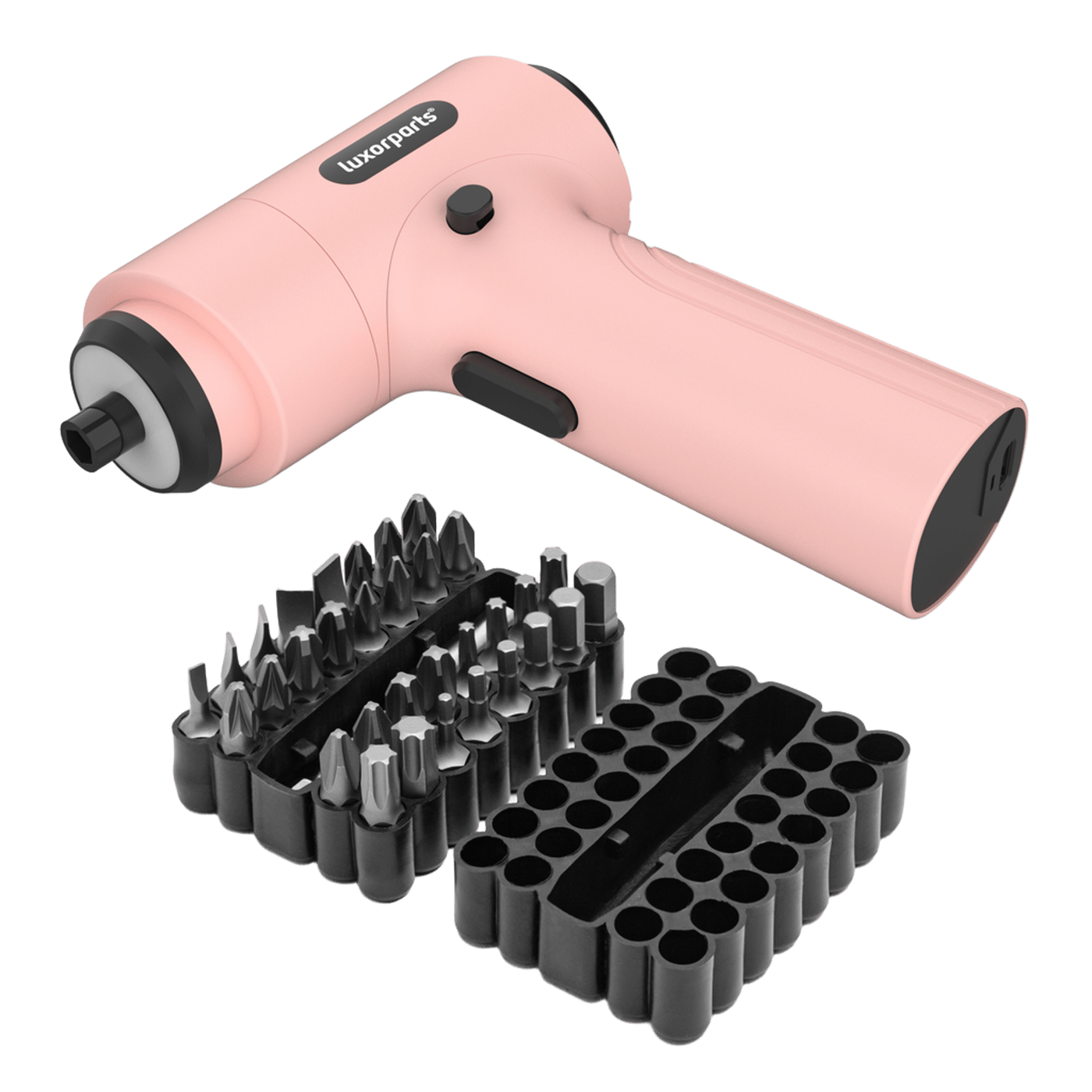 Luxorparts Oppladbar skrutrekker Rosa