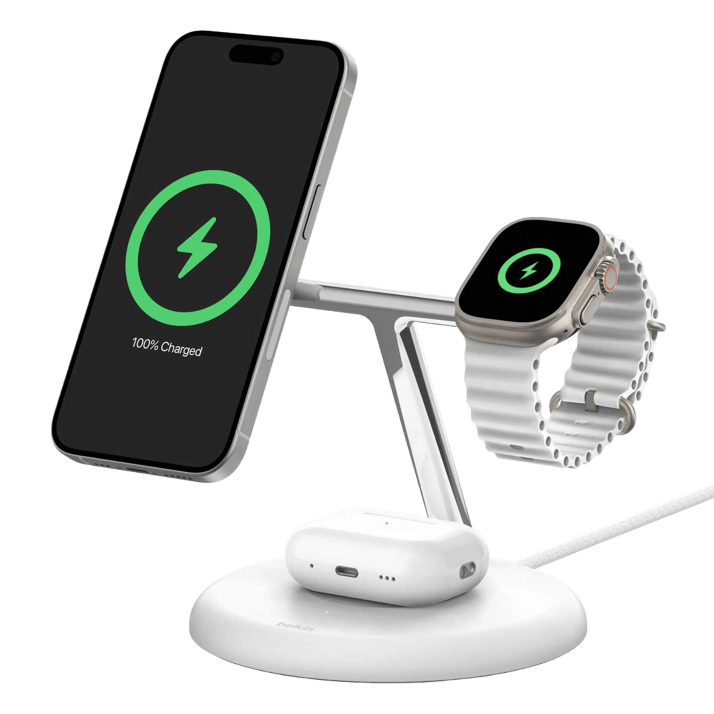 Belkin 3-in-1 Qi2 & Magsafe