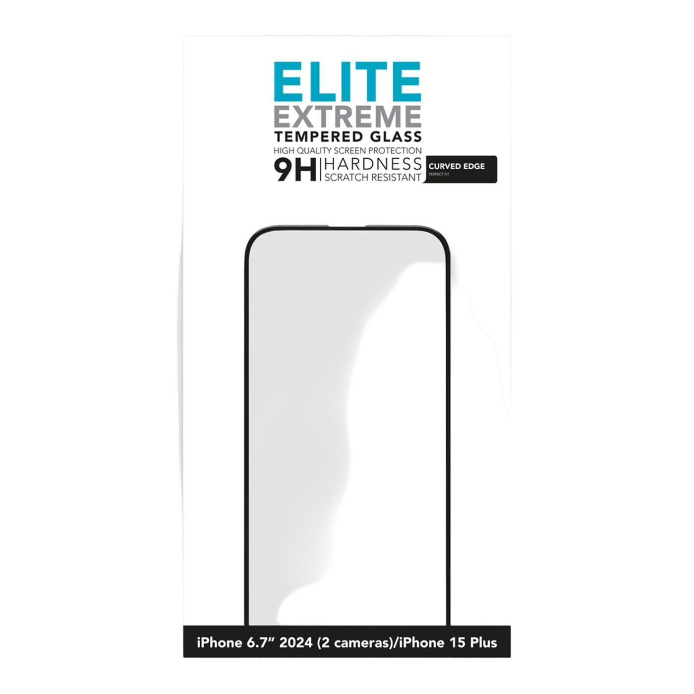 Linocell Elite Extreme Curved Skjermbeskytter for iPhone 16 Plus