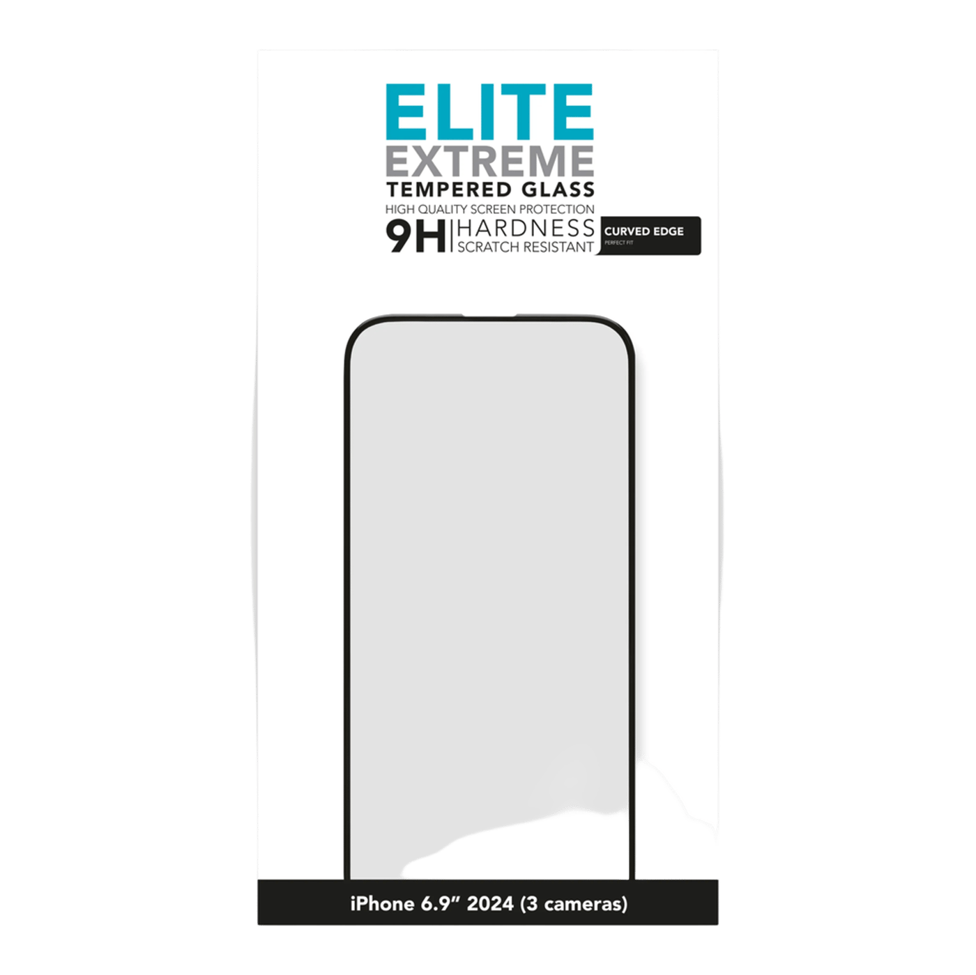 Linocell Elite Extreme Curved Skjermbeskytter for iPhone 16 Pro Max