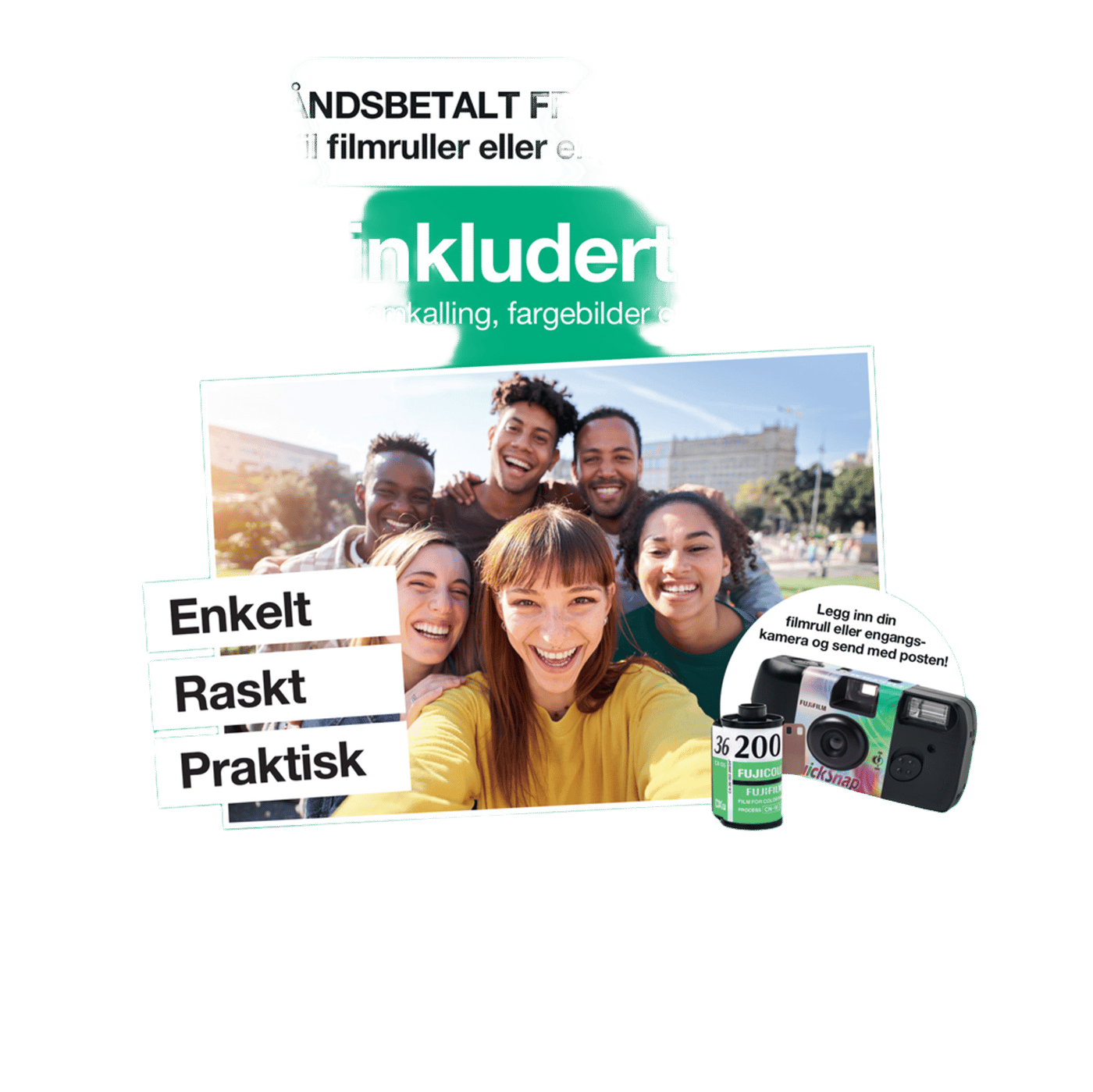 Fujifilm Fremkallingspose for 36 bilder - farge