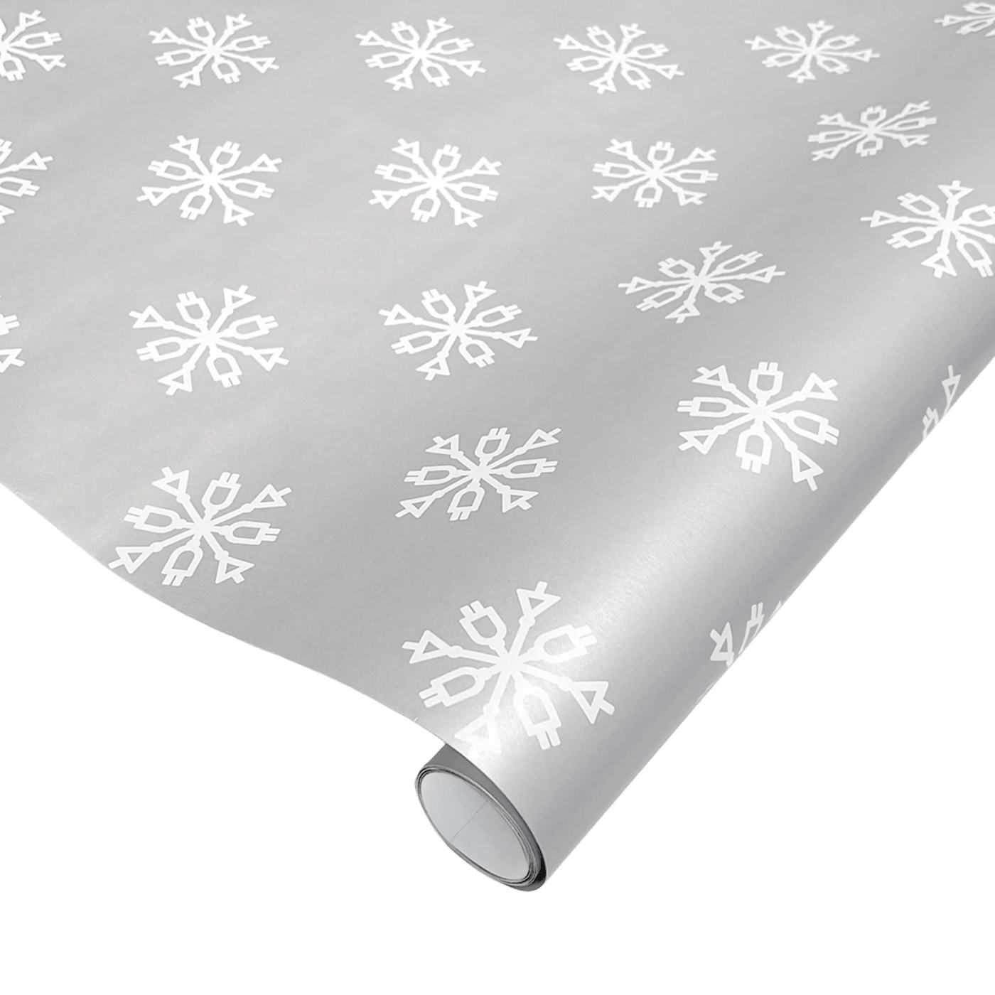 Julklappspapper Snöstjärnor