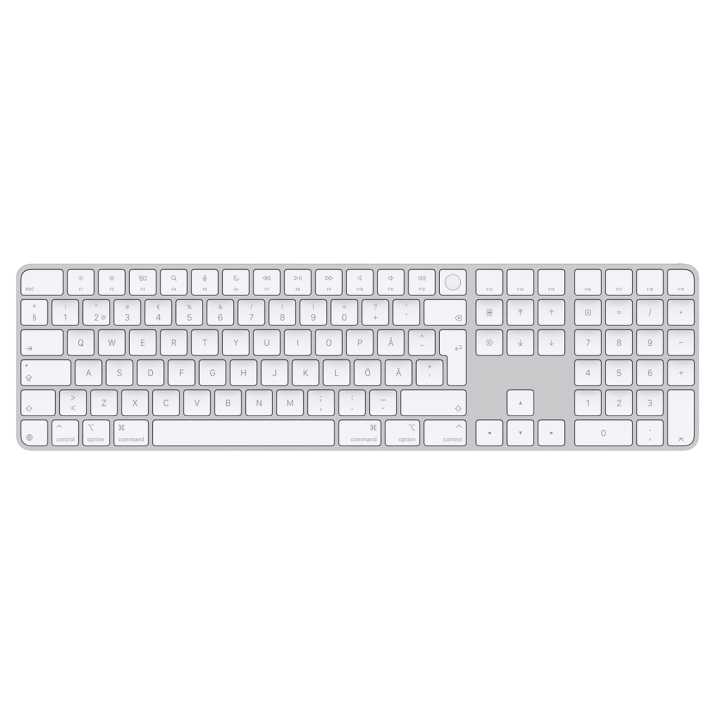 Apple Magic Keyboard med Touch ID och numerisk del