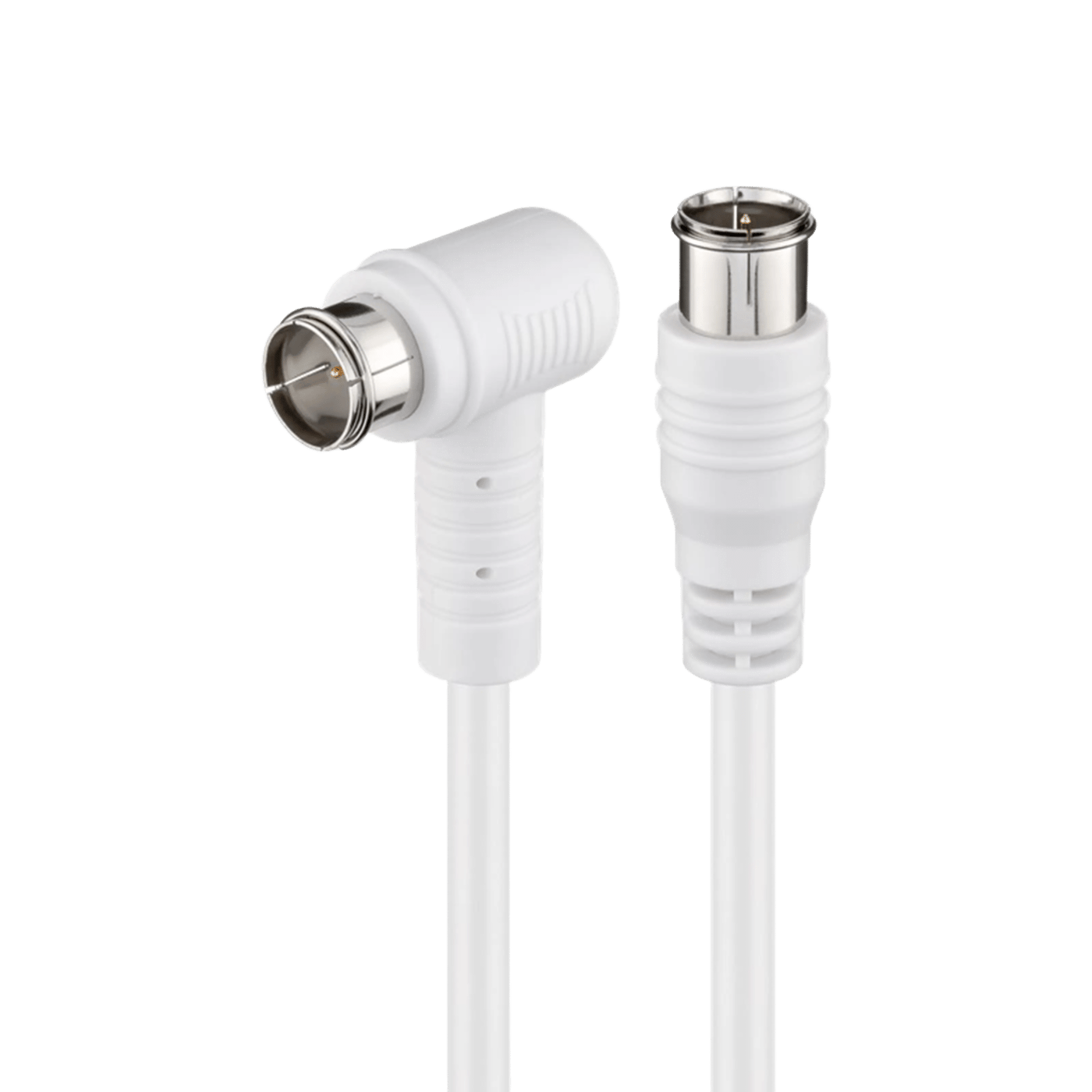F-kabel Vit vinklad 5 m