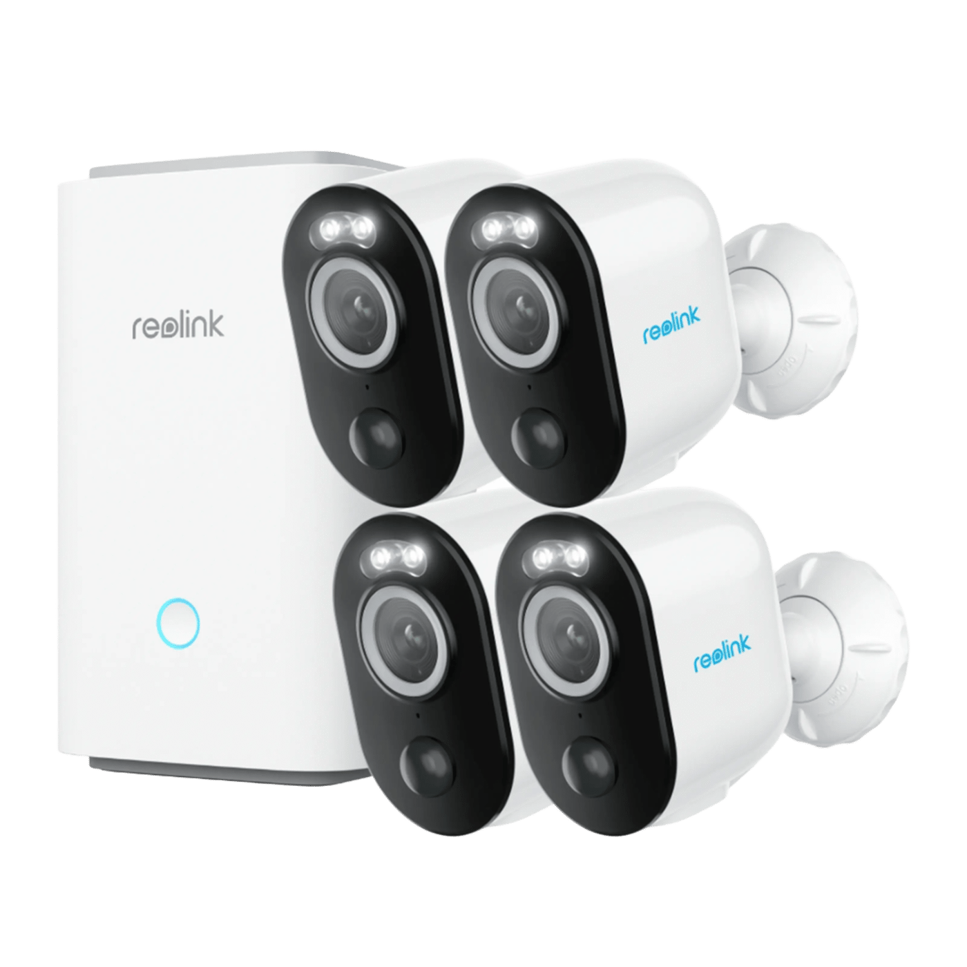 Reolink Home Hub med 4x Argus 3 Pro 2K-kamera
