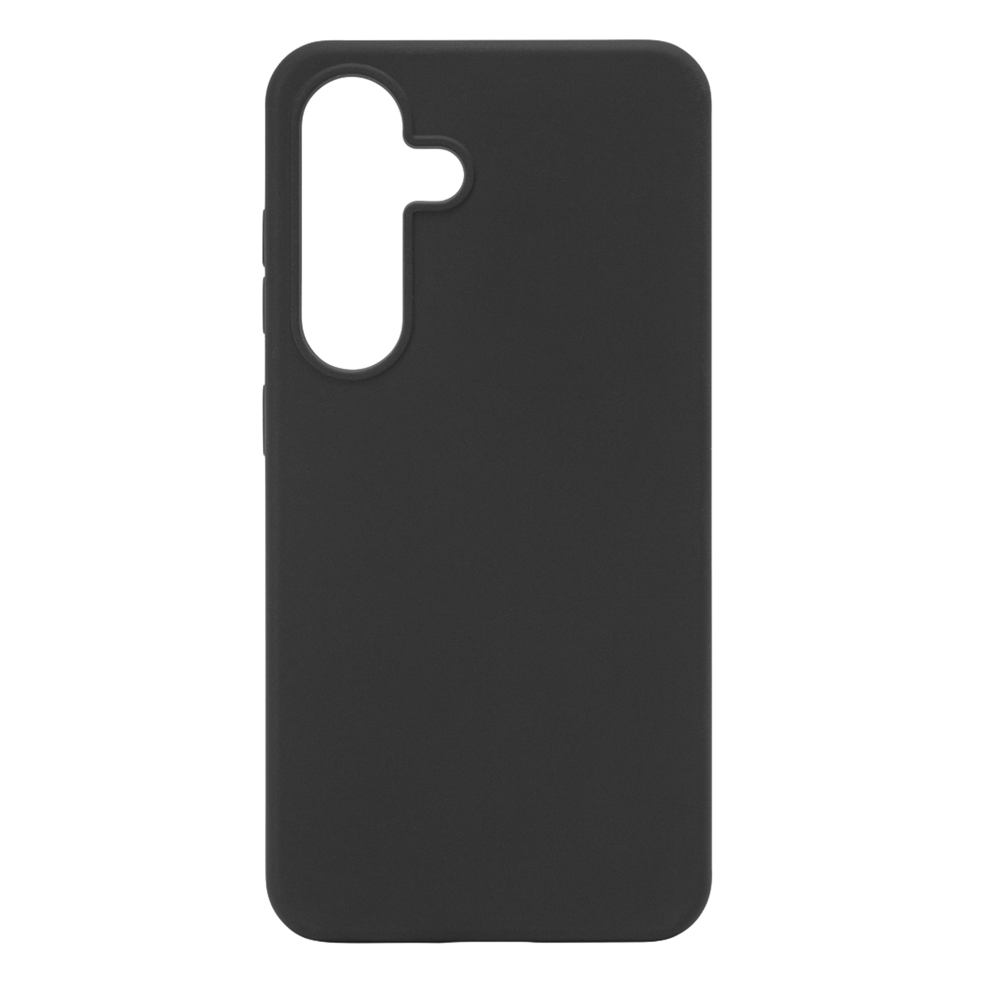 Linocell Rubber Case for Galaxy S25 Svart