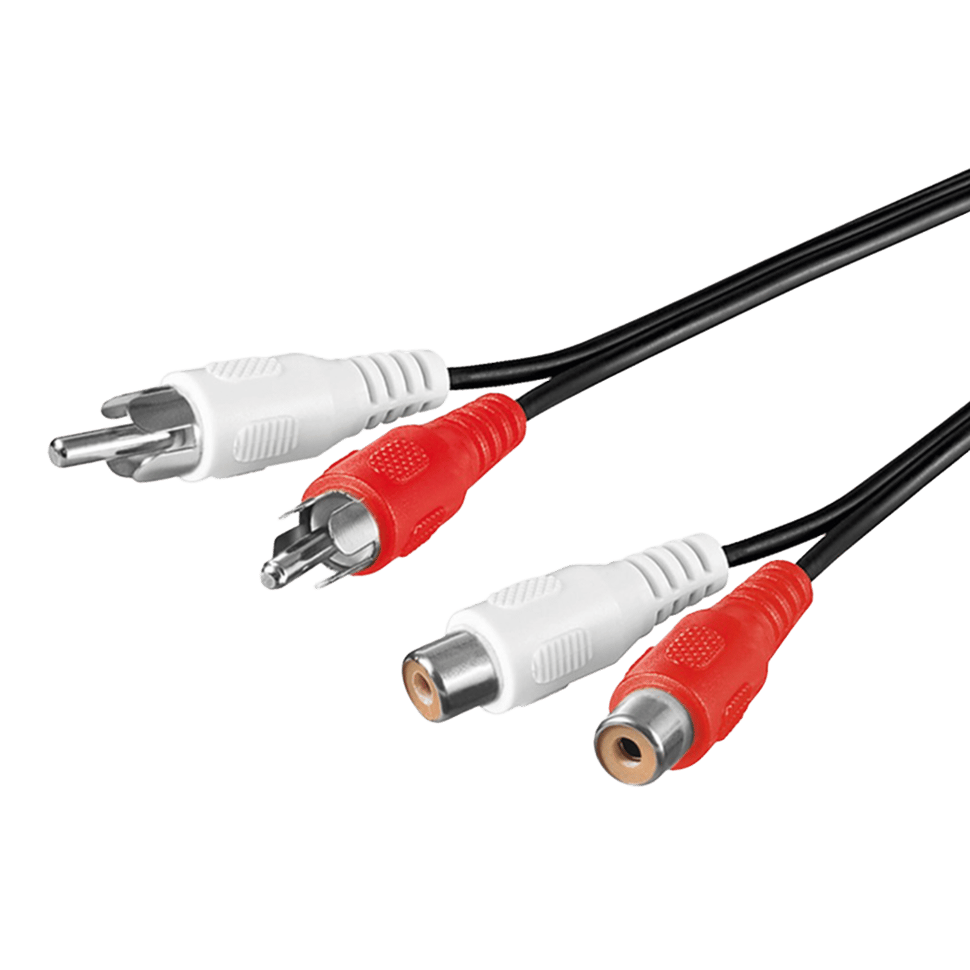 RCA-förlängningskabel 2x RCA 2,5 m