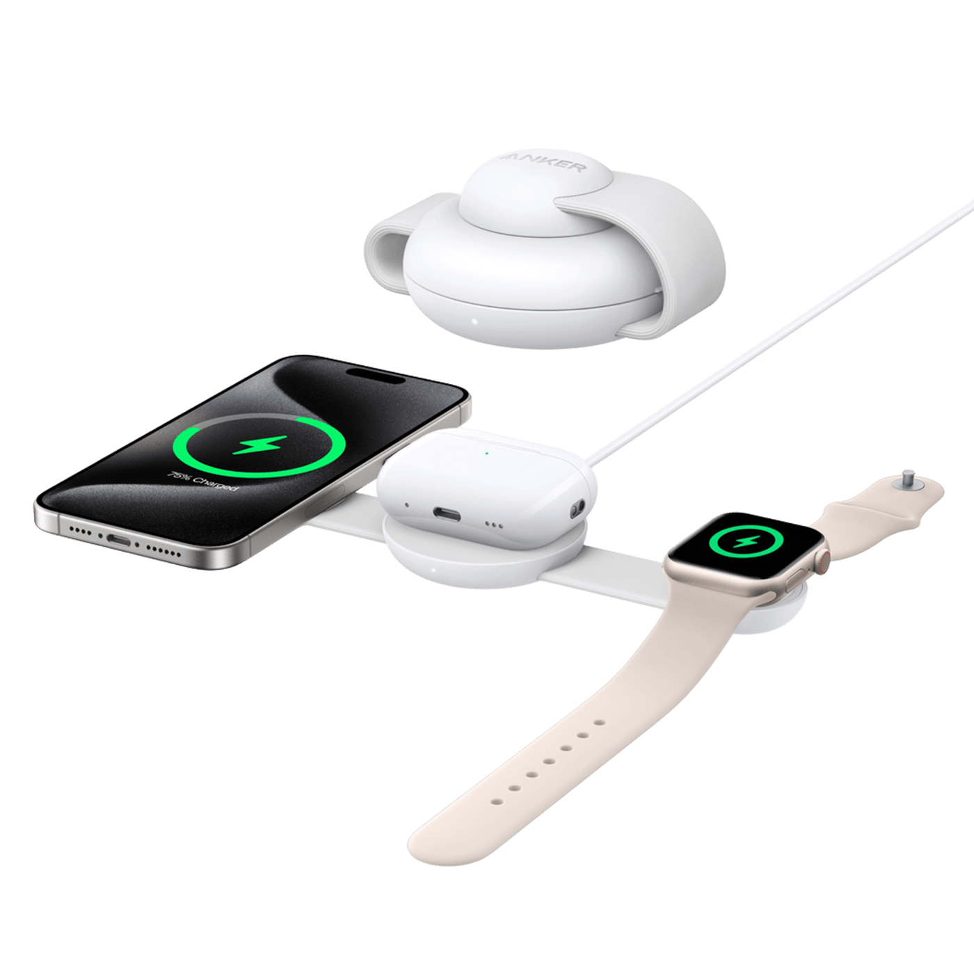 Anker MagGo Wireless Charging 3-in-1