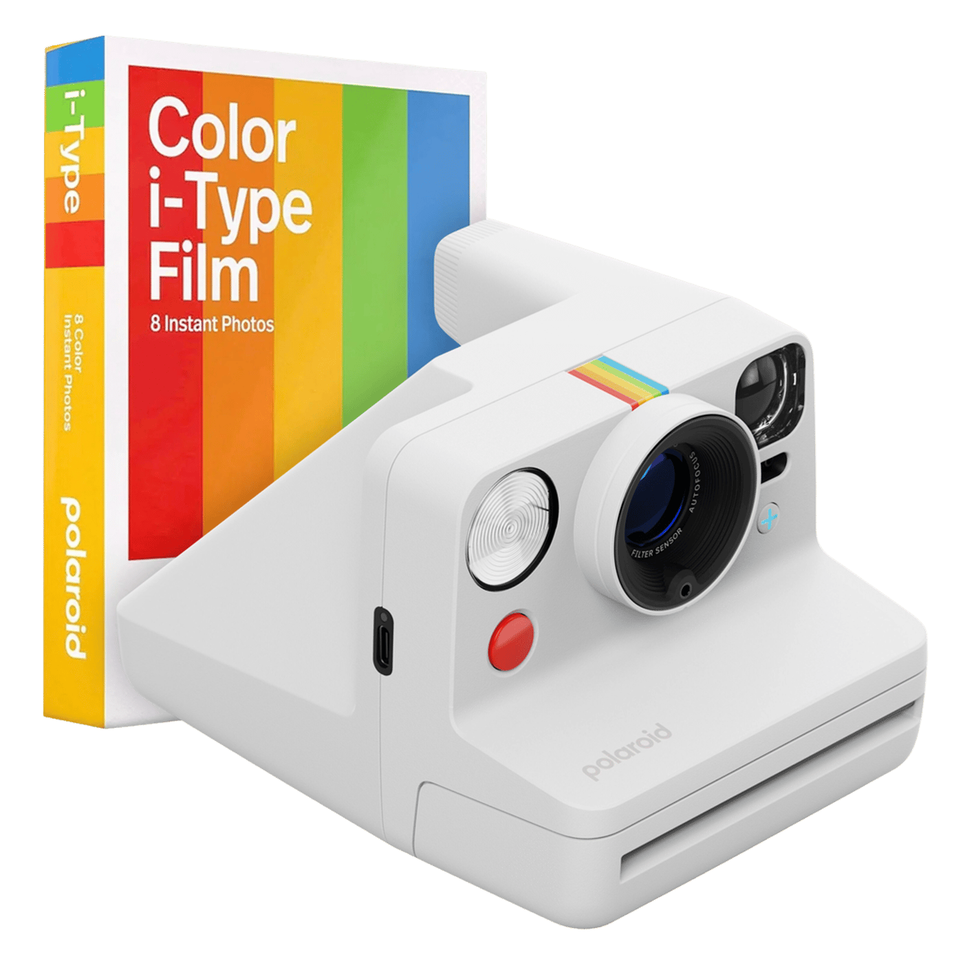 Polaroid Now+ Gen 3 White med film